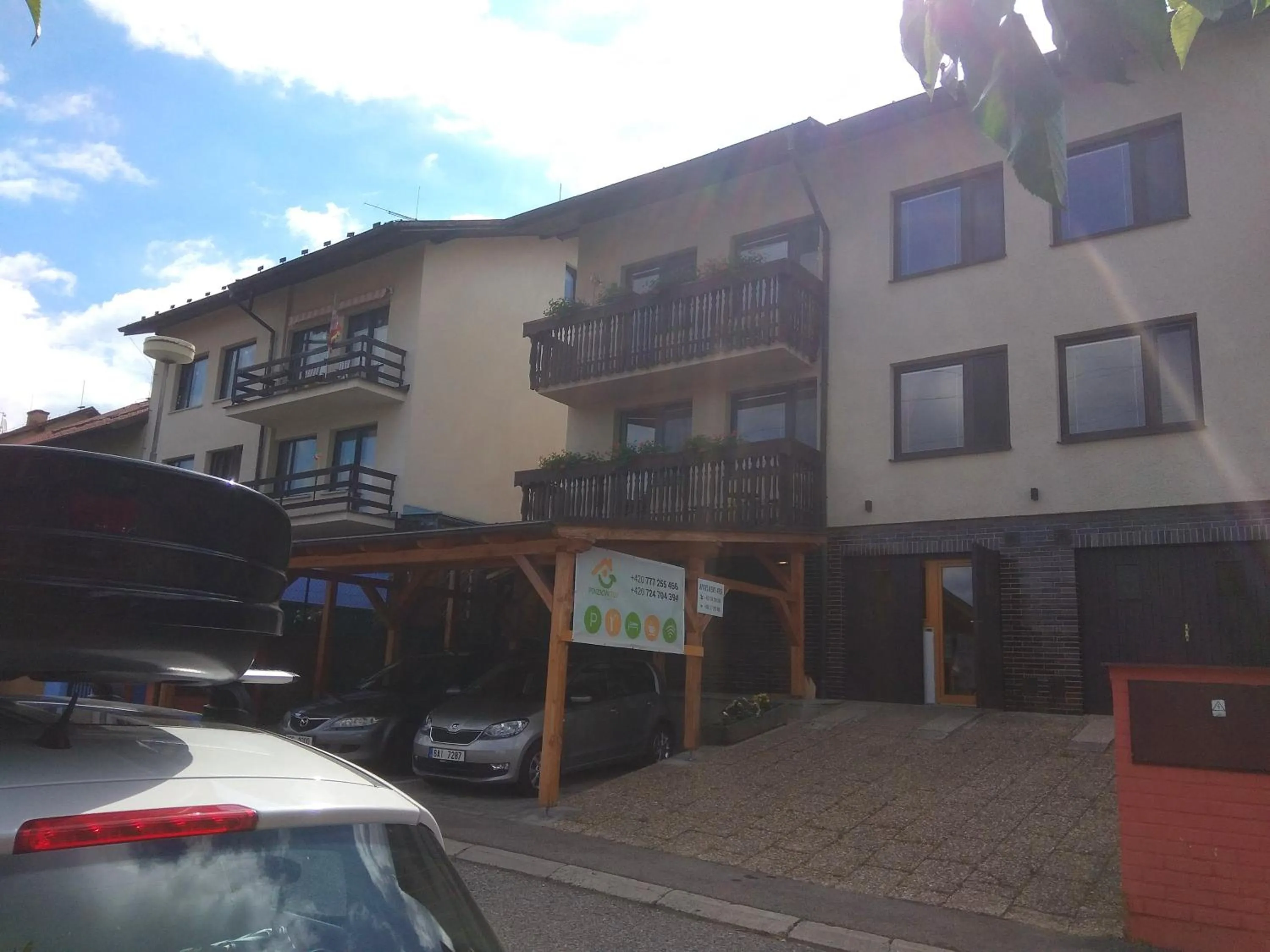 Property building in Penzion TOP