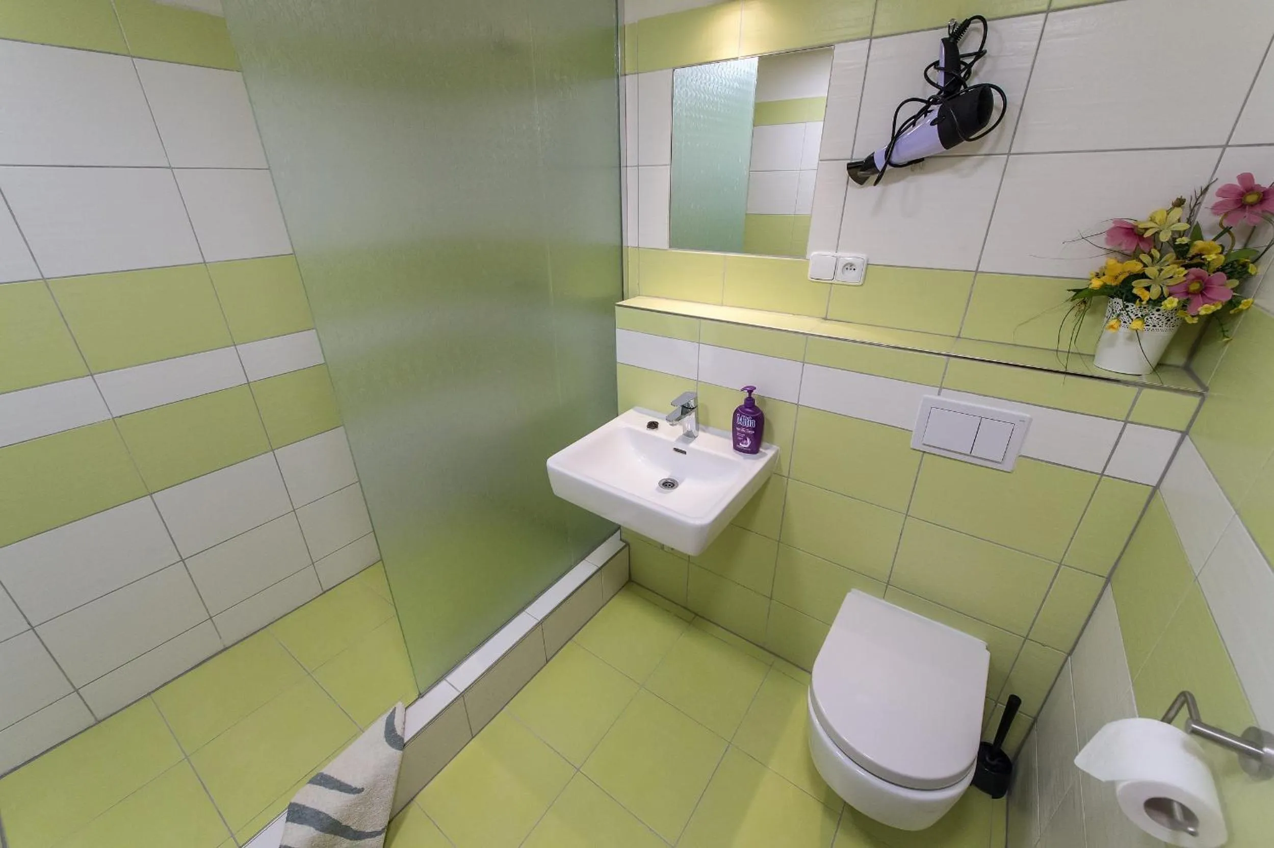 Bathroom in Penzion TOP