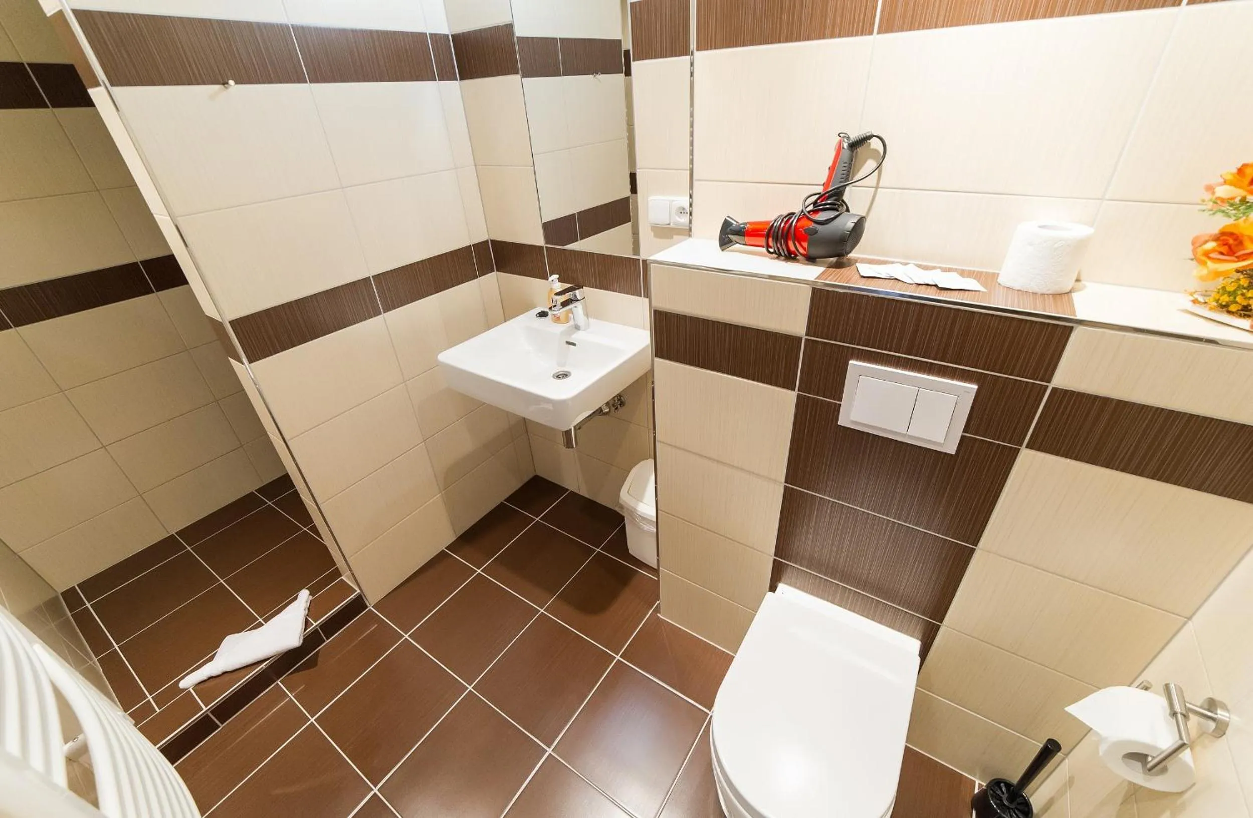 Bathroom in Penzion TOP