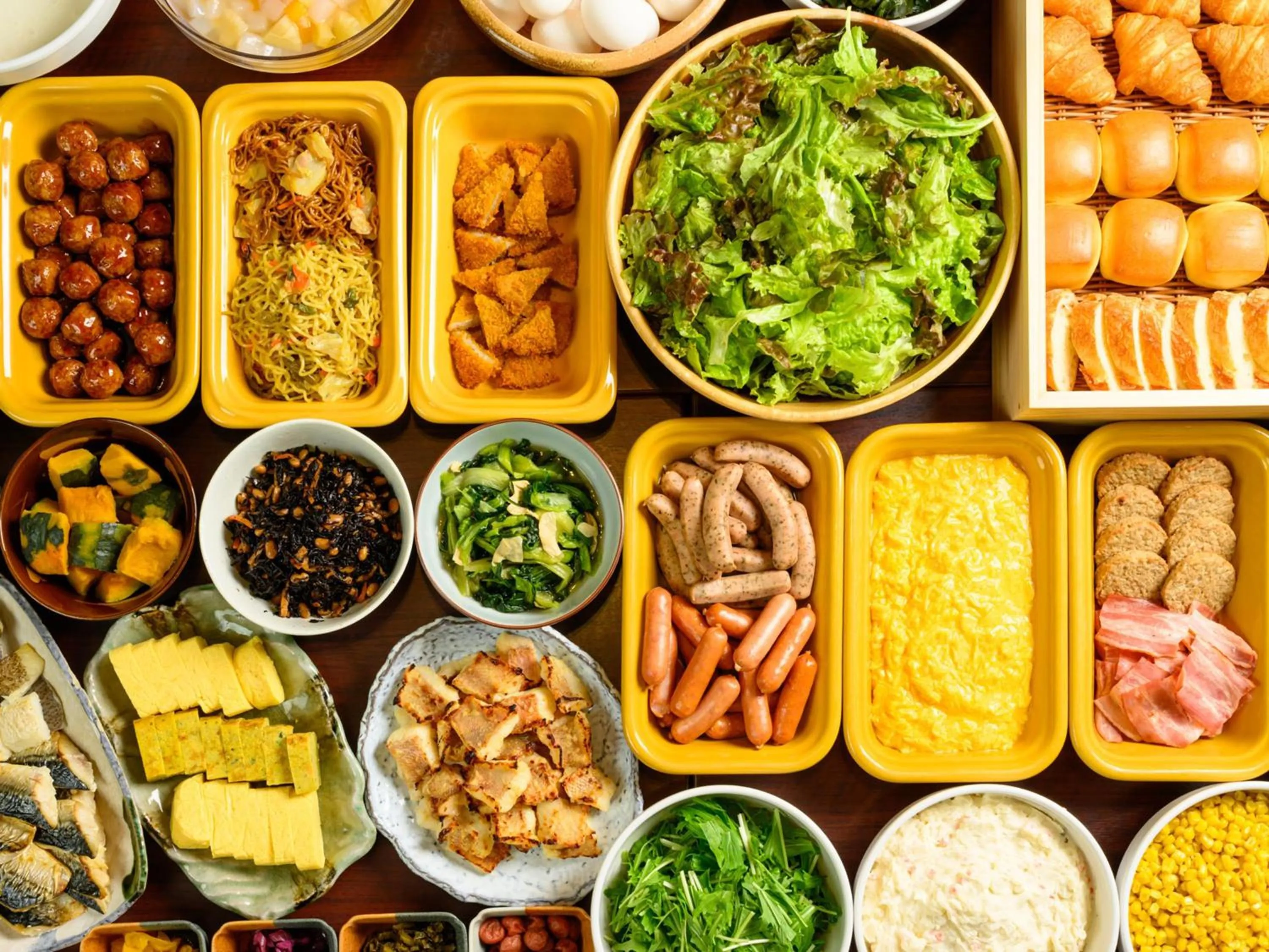 Buffet breakfast in Chisun Hotel Hiroshima