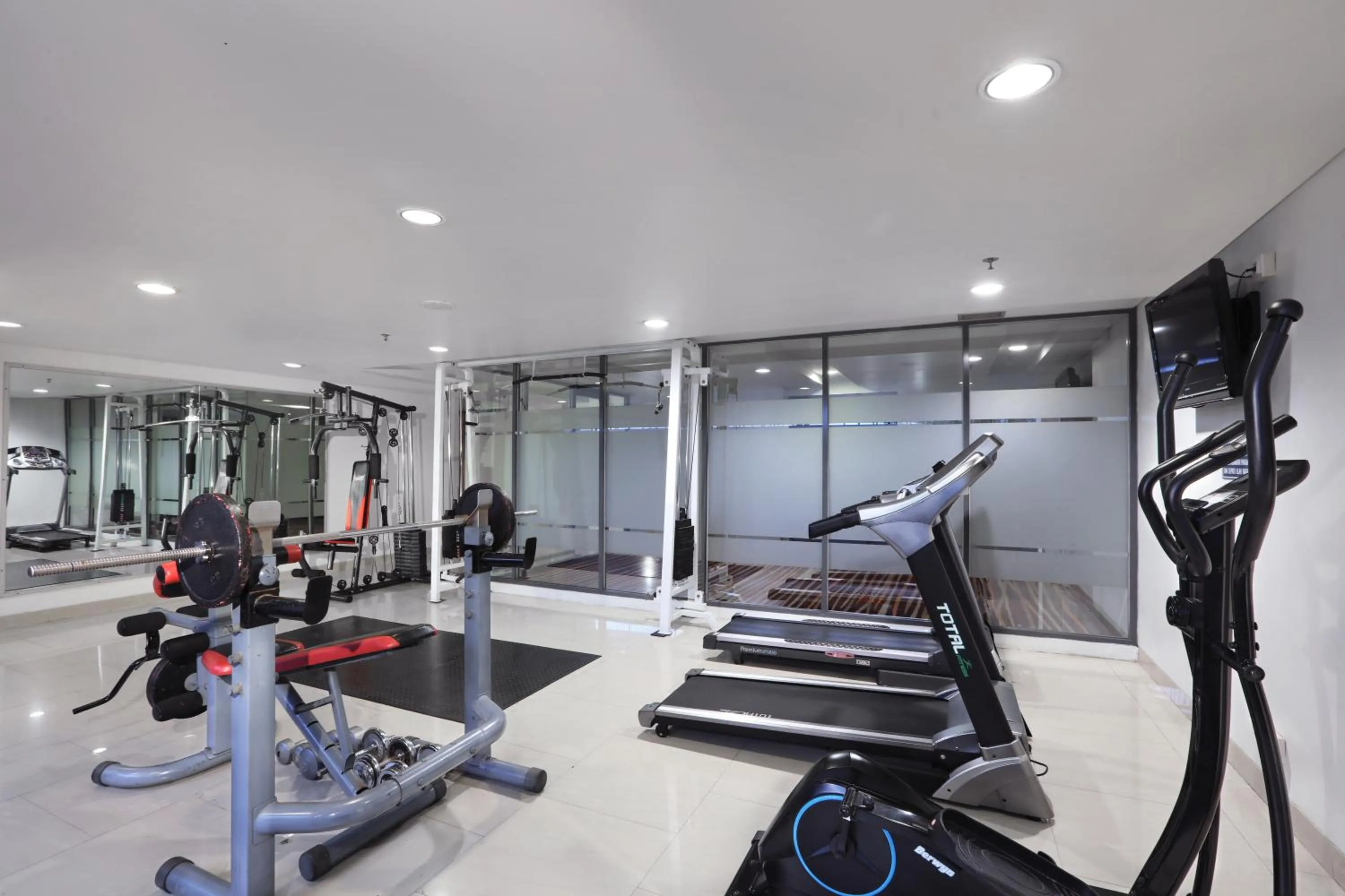 Fitness centre/facilities in Aston Palembang Hotel & Conference Centre
