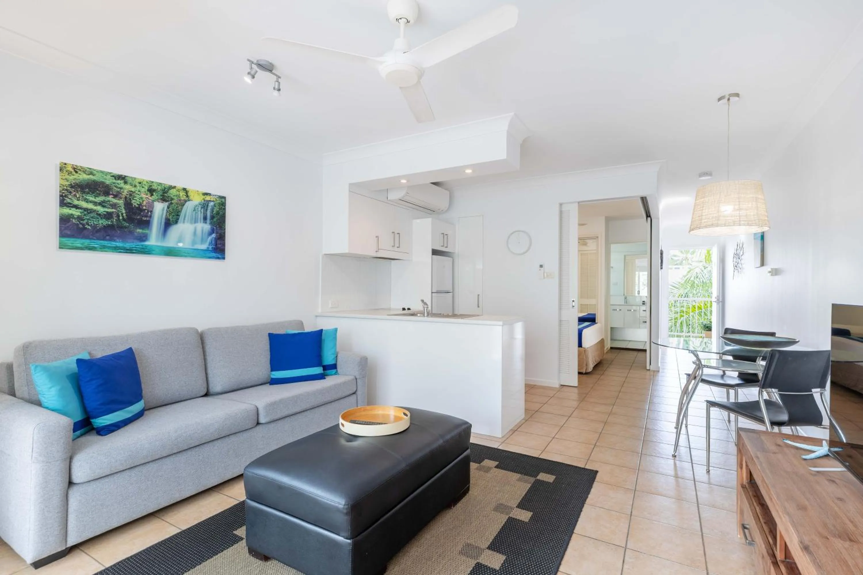 Kitchen or kitchenette in Port Douglas Apartments - Adults Only Oasis