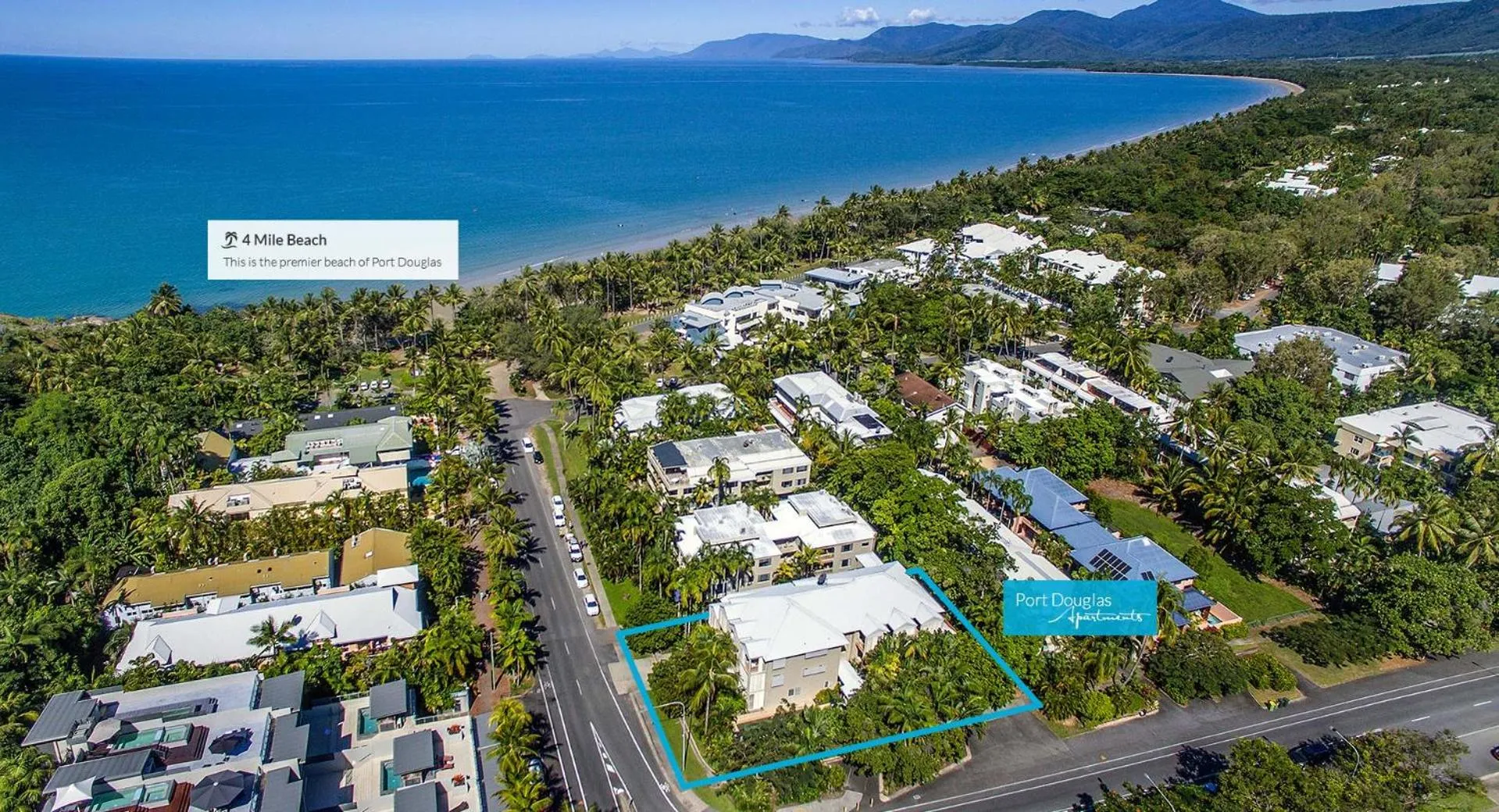 Bird's eye view in Port Douglas Apartments - Adults Only Oasis