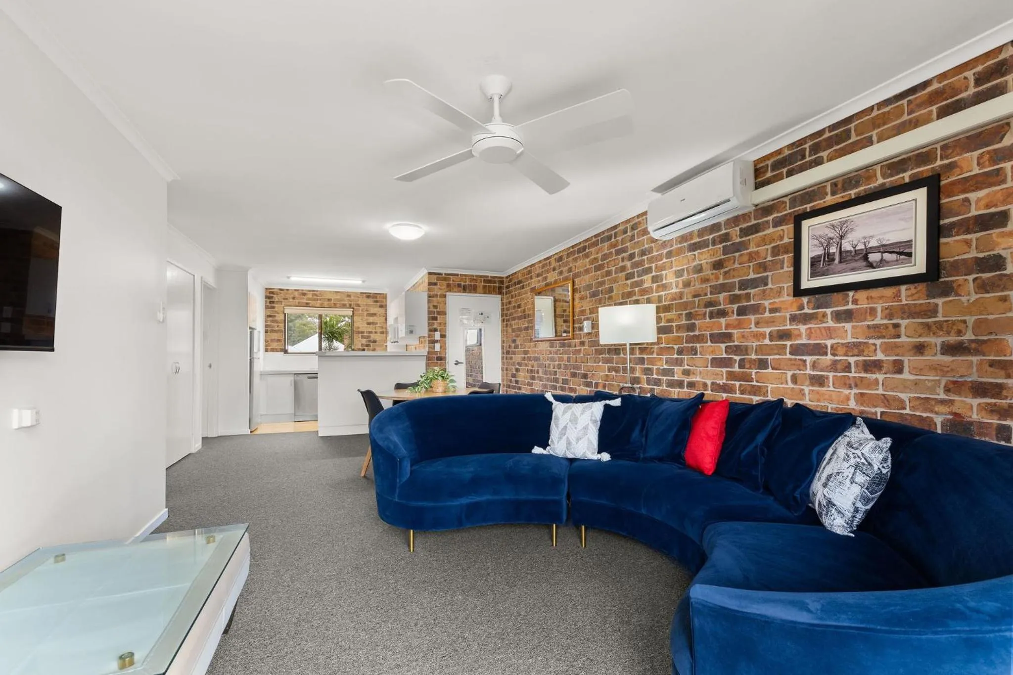 Living room in Toowong Villas