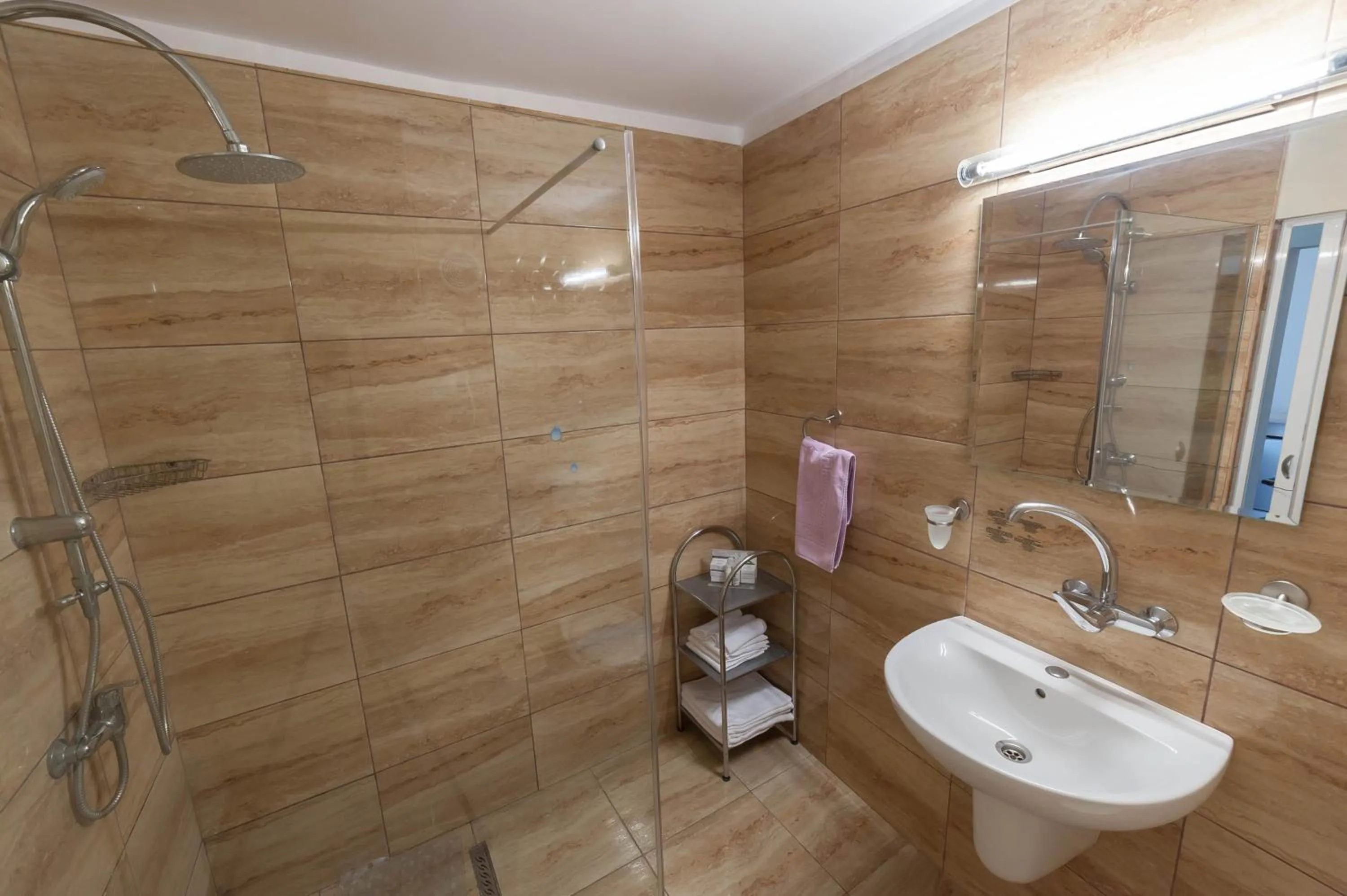 Shower in Hotel Doina