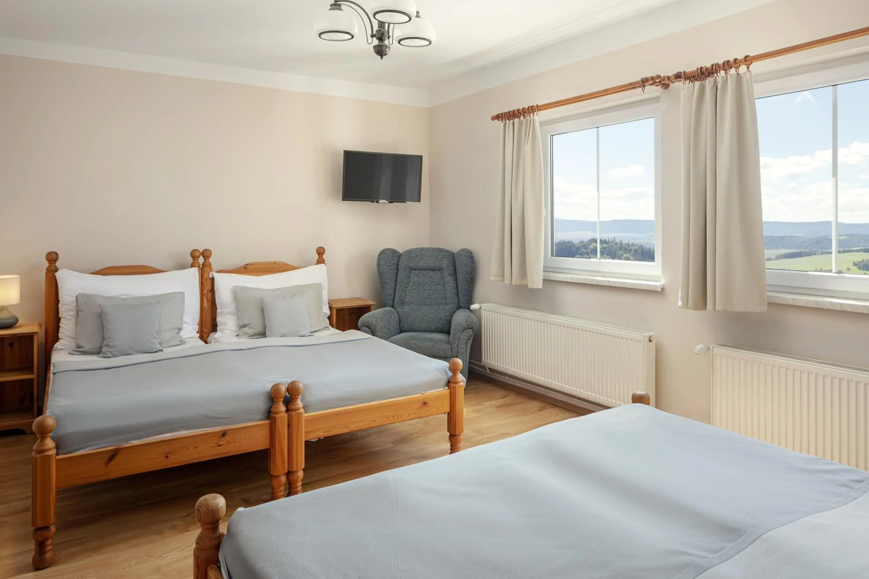 Bedroom, Bed in Hotel Zámeček Janovičky