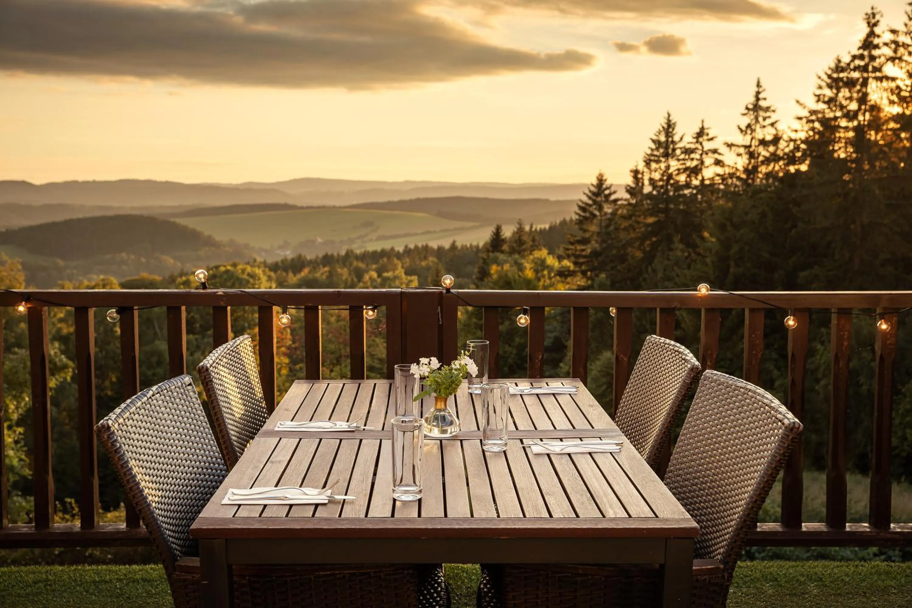 Patio in Hotel Zámeček Janovičky