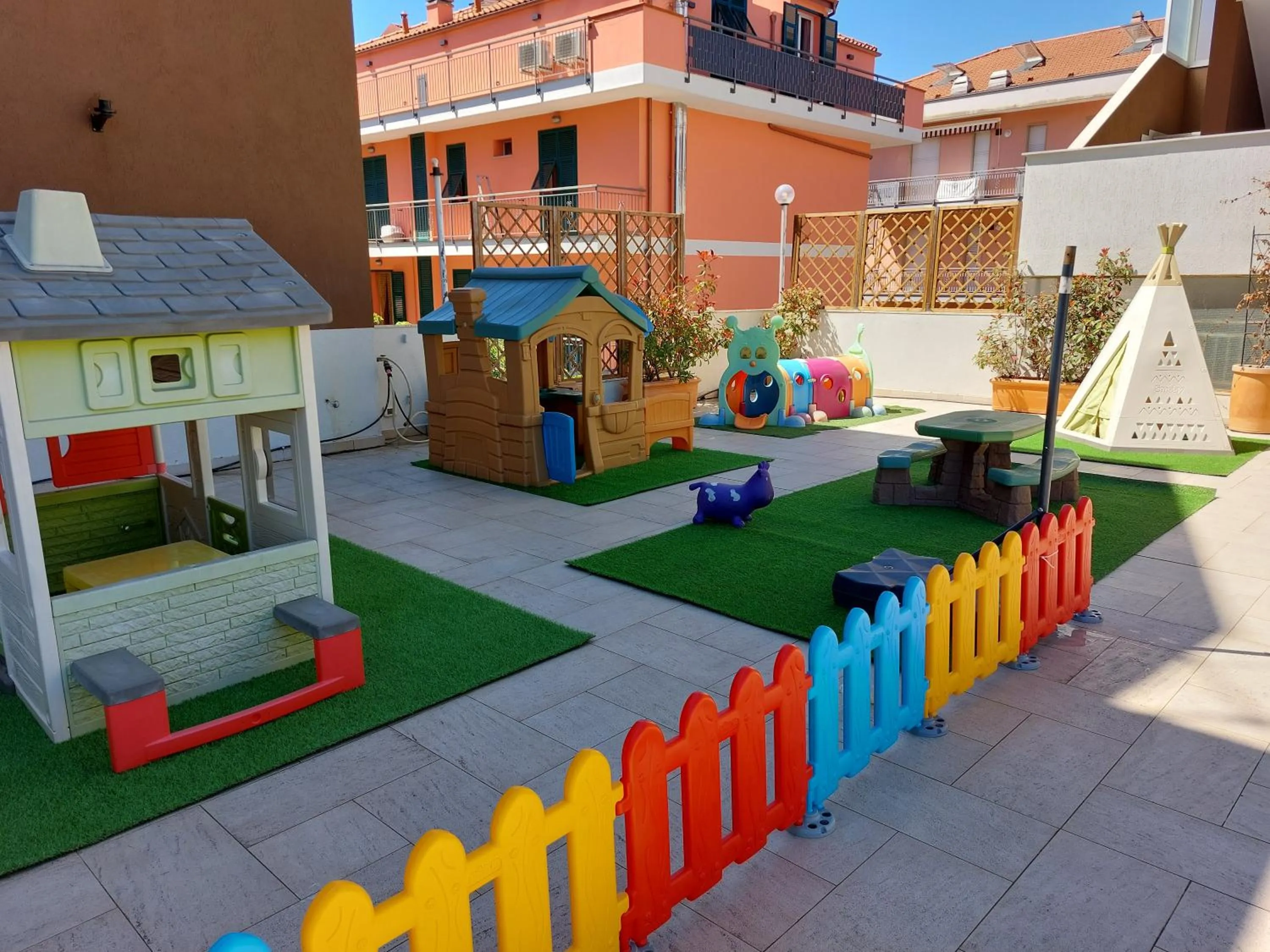 Children play ground in Residence Aurora Wellness & Spa