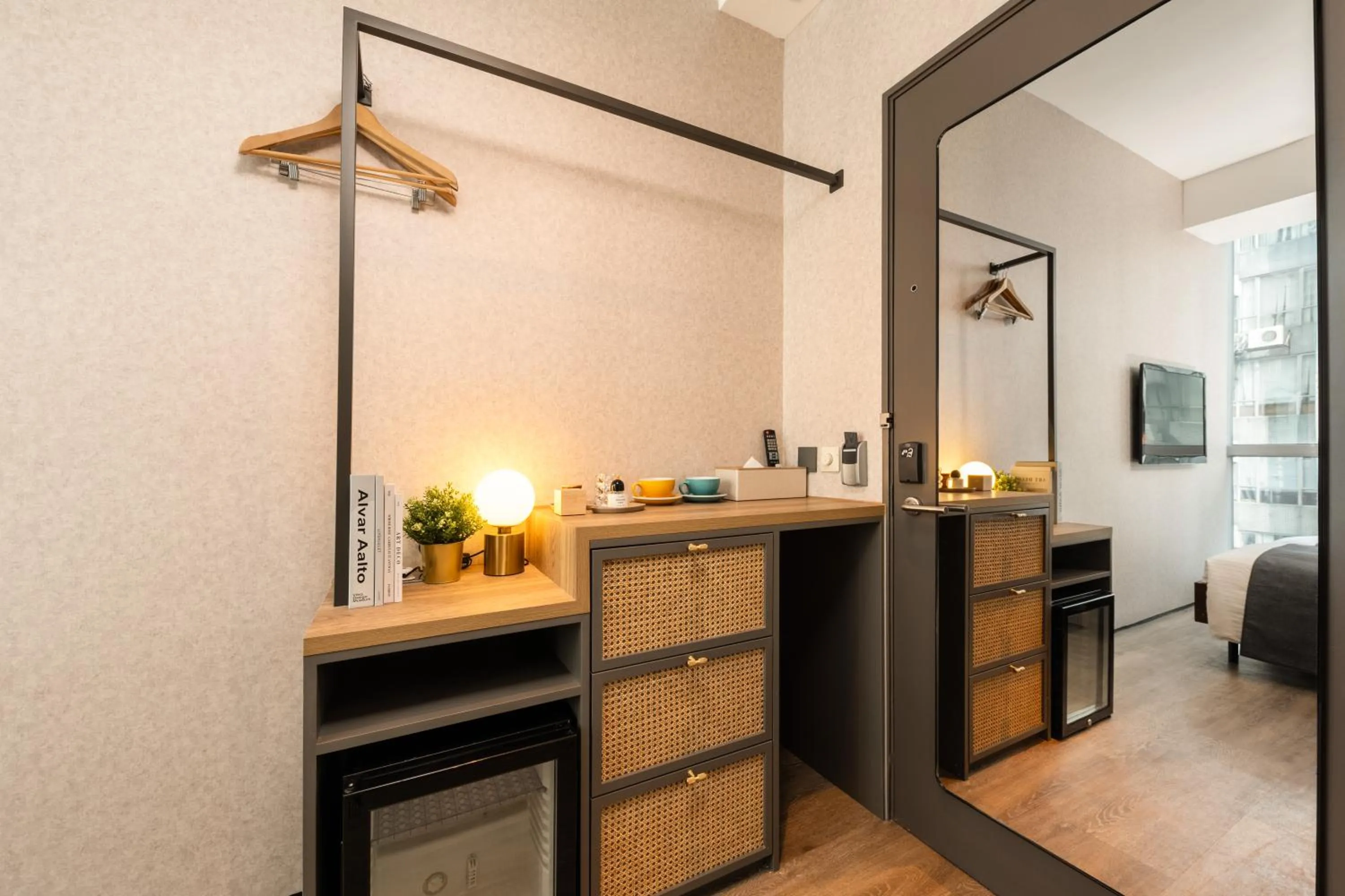 Bedroom in Dash Living on Queen's