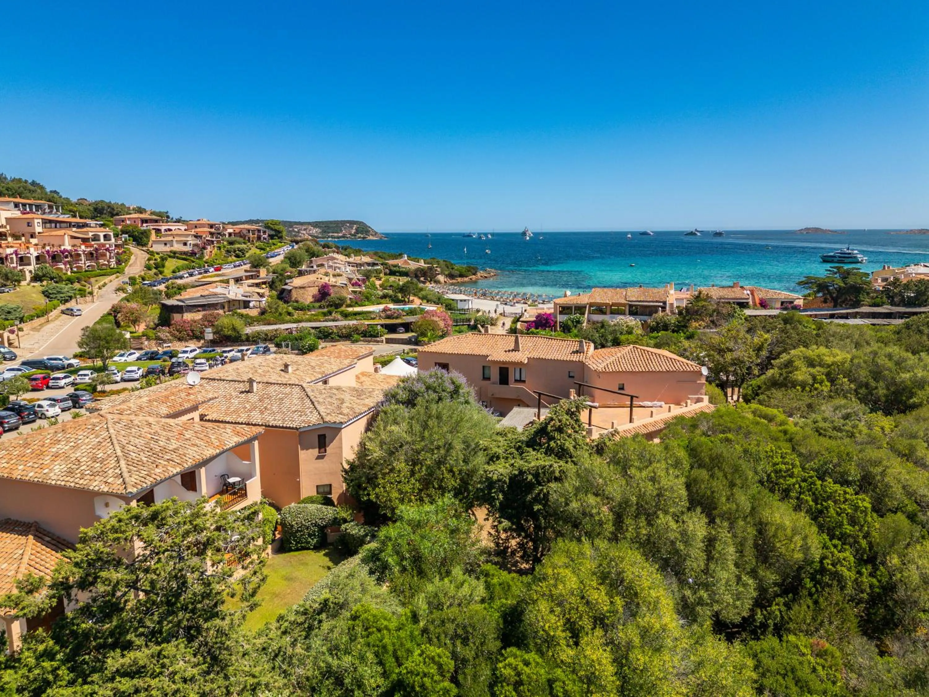 Bird's eye view in Hotel Piccolo Pevero