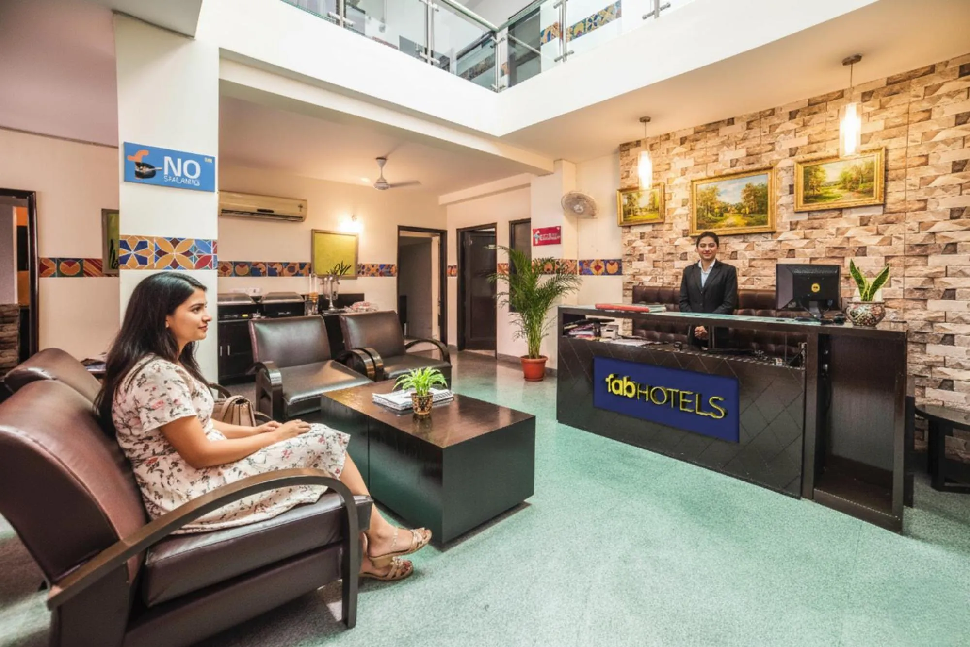 Lobby or reception in Via Anutham