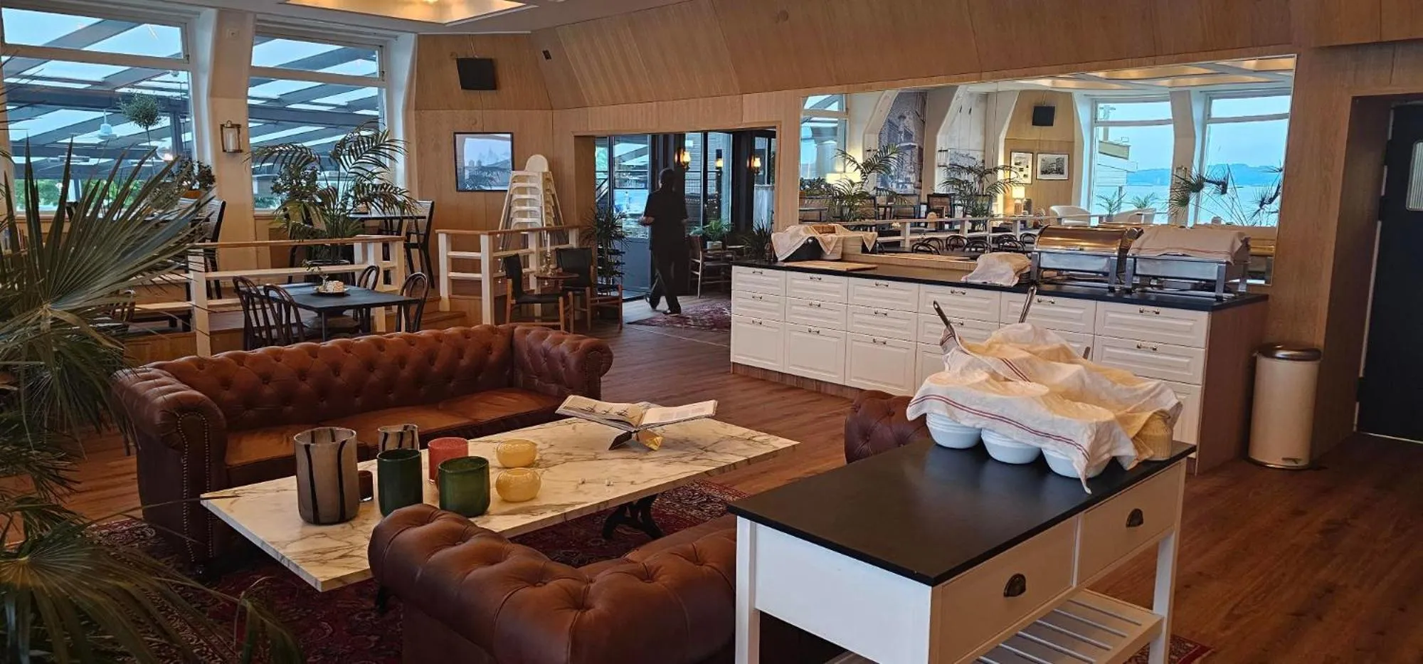 Dining area in Hotel Lysekil