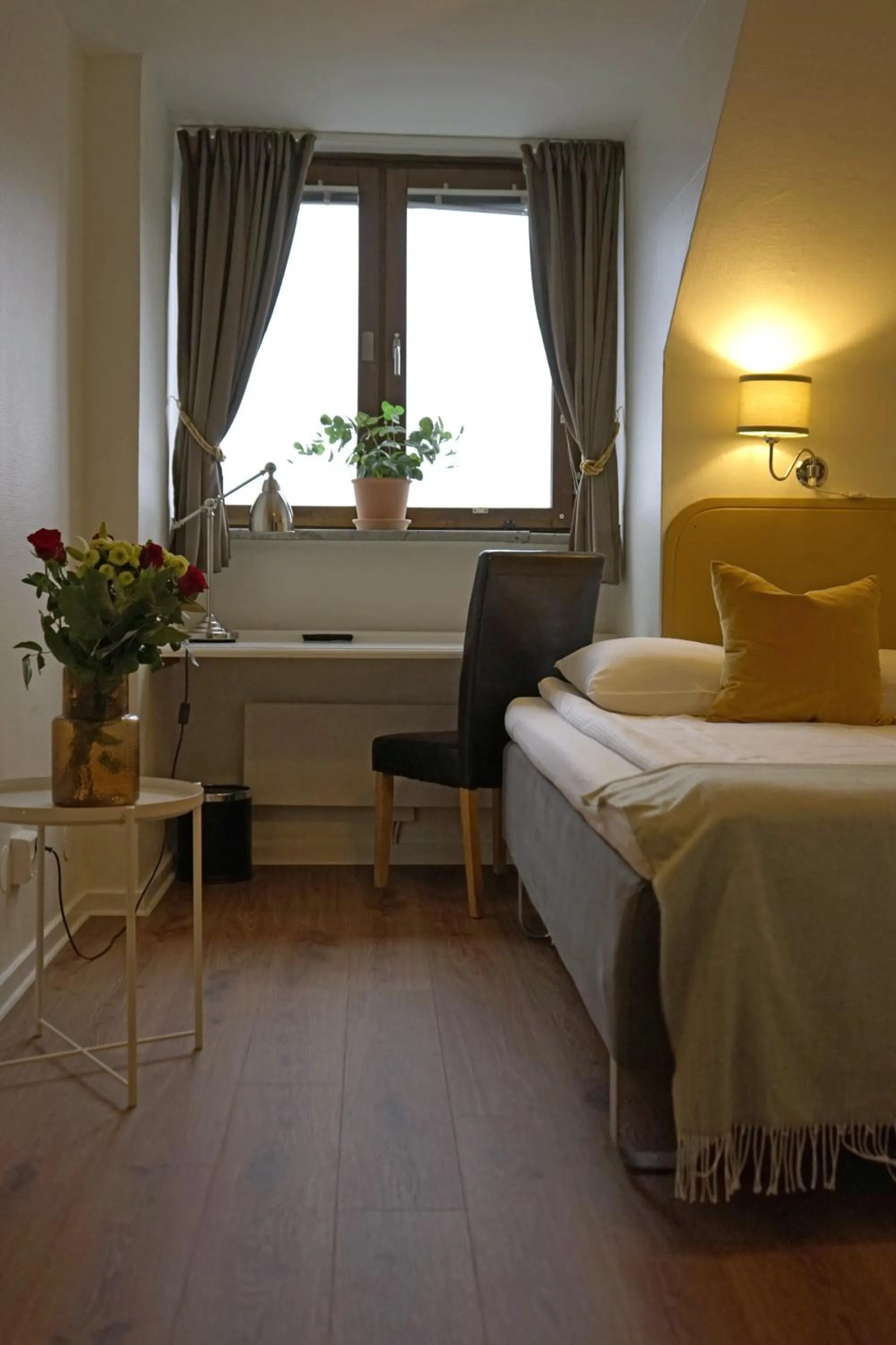 Bed in Hotel Lysekil