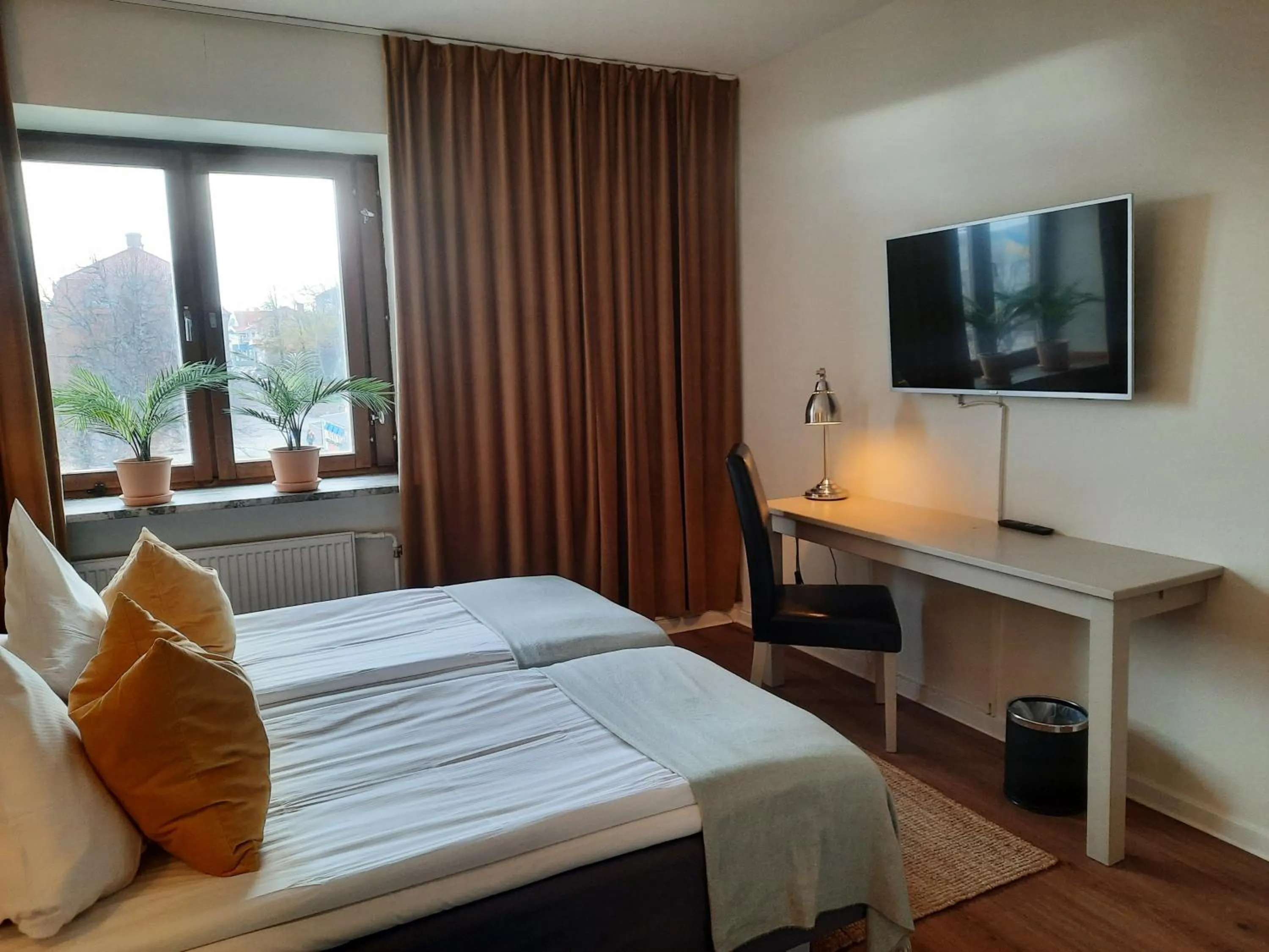 Bed in Hotel Lysekil