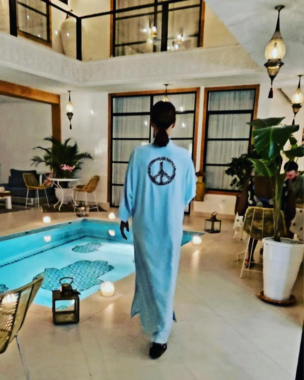 Pool view in Riad Tsar Mimoun