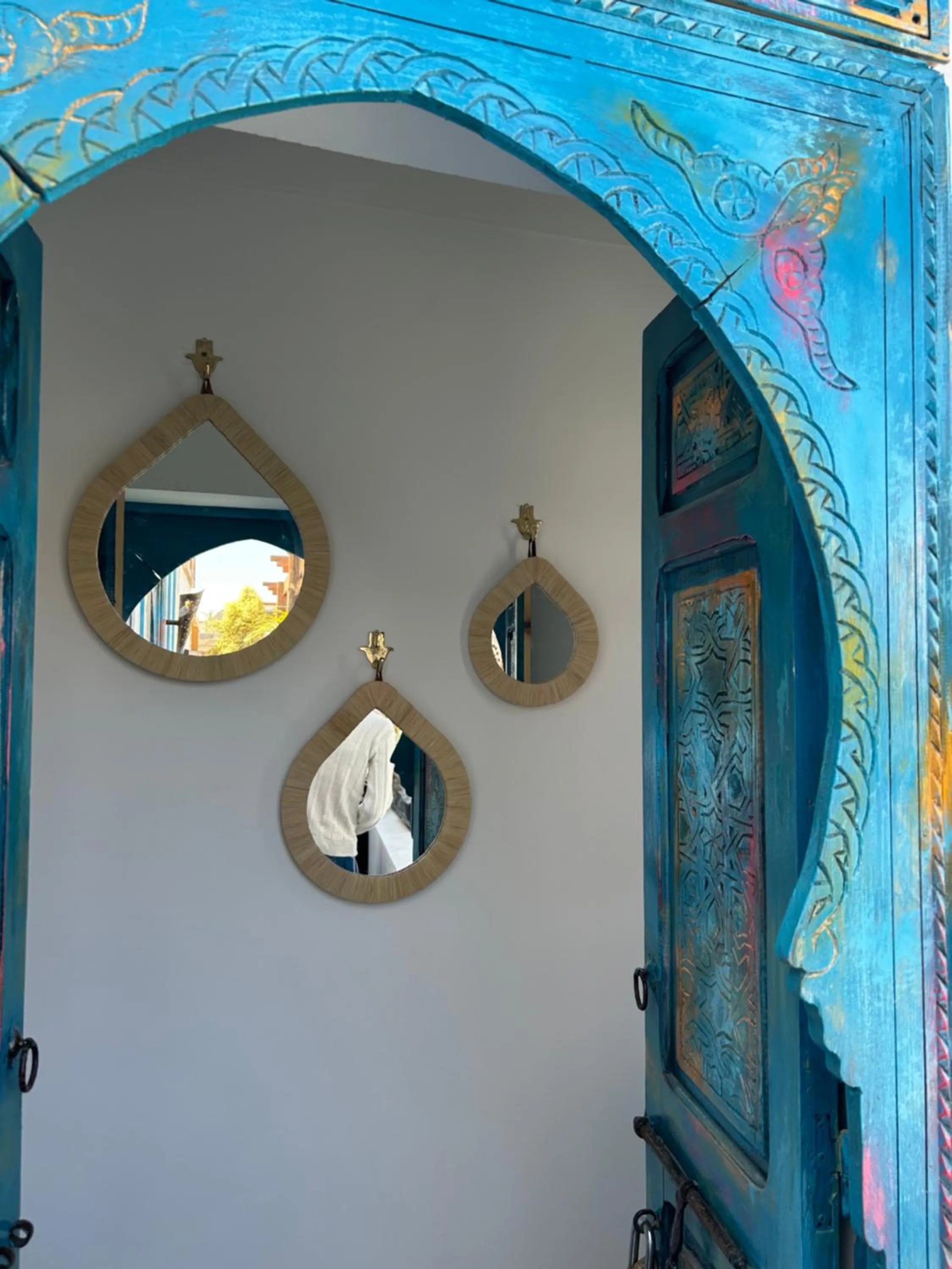 Decorative detail in Riad Tsar Mimoun