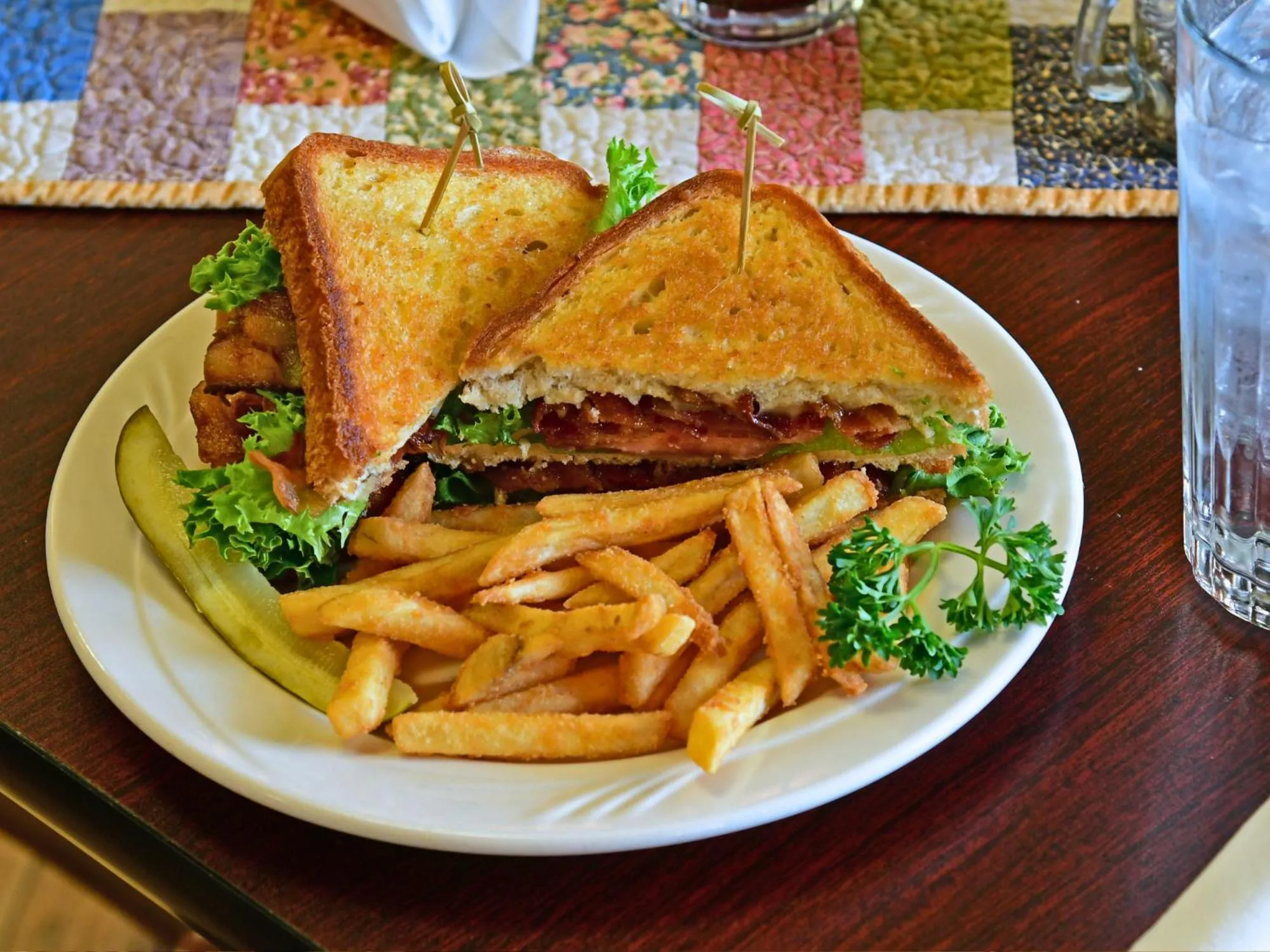 Food close-up in Clifty Inn