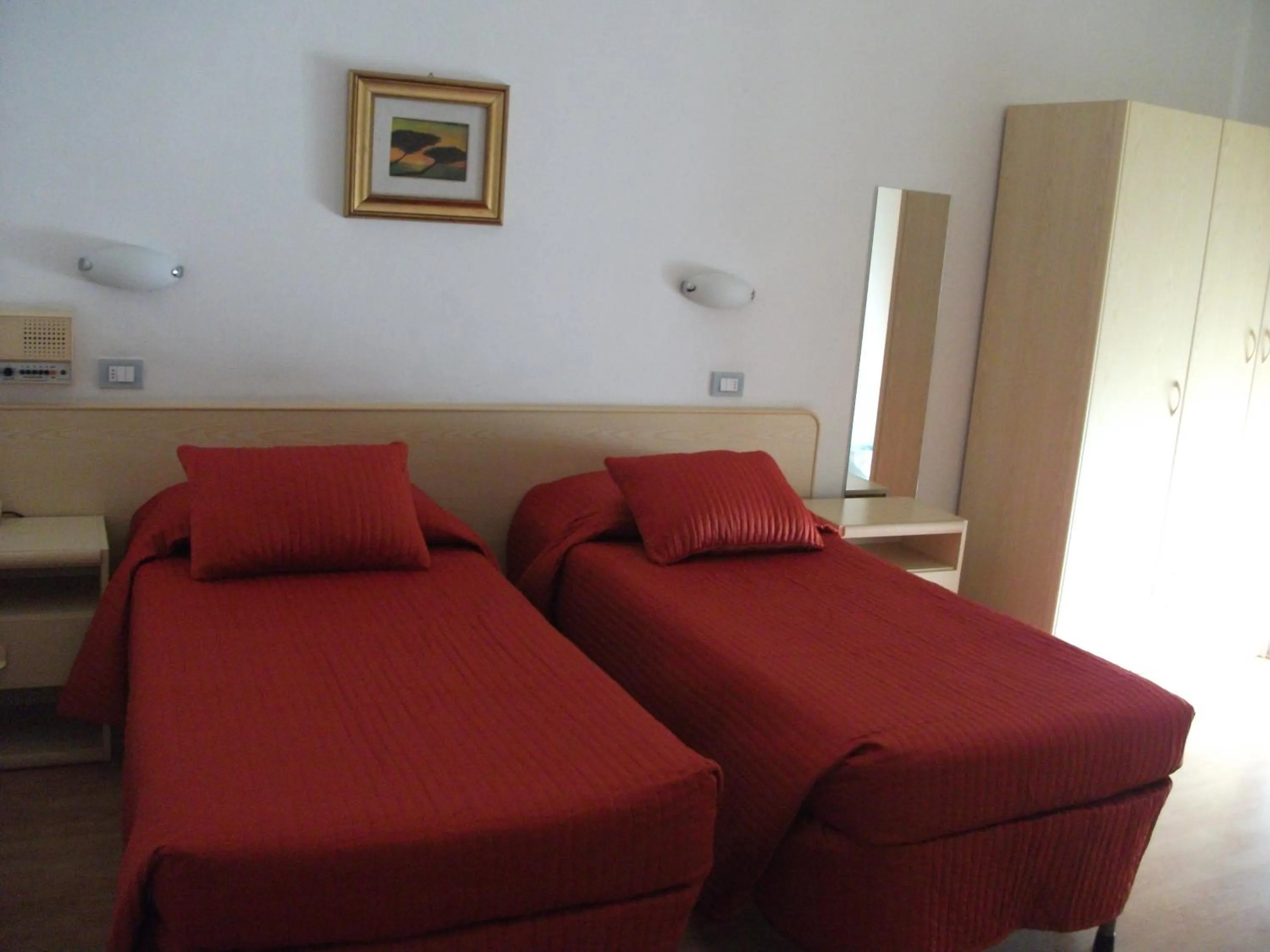 Bed in Hotel Tirrenia