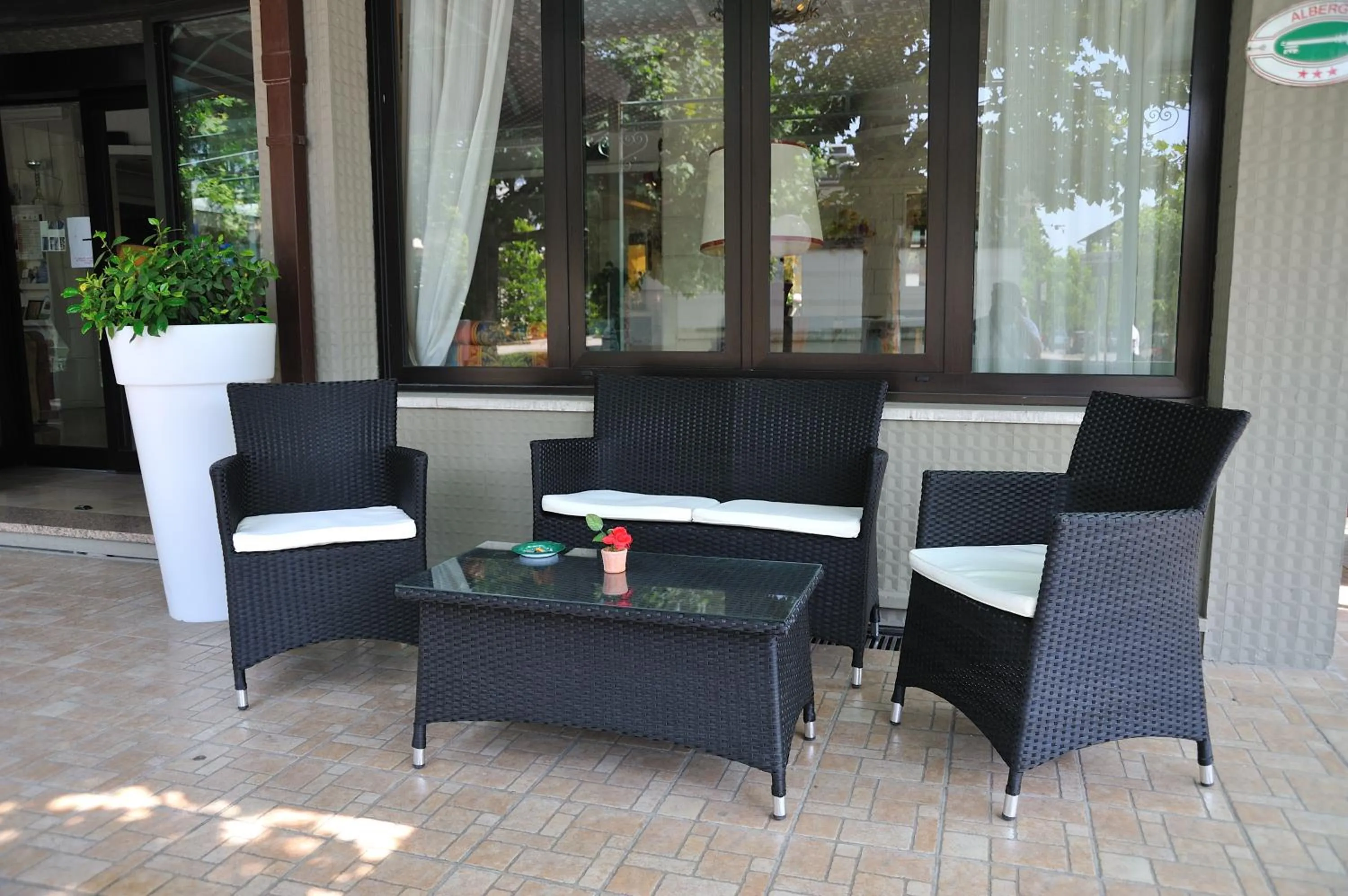 Balcony/Terrace in Hotel Salus