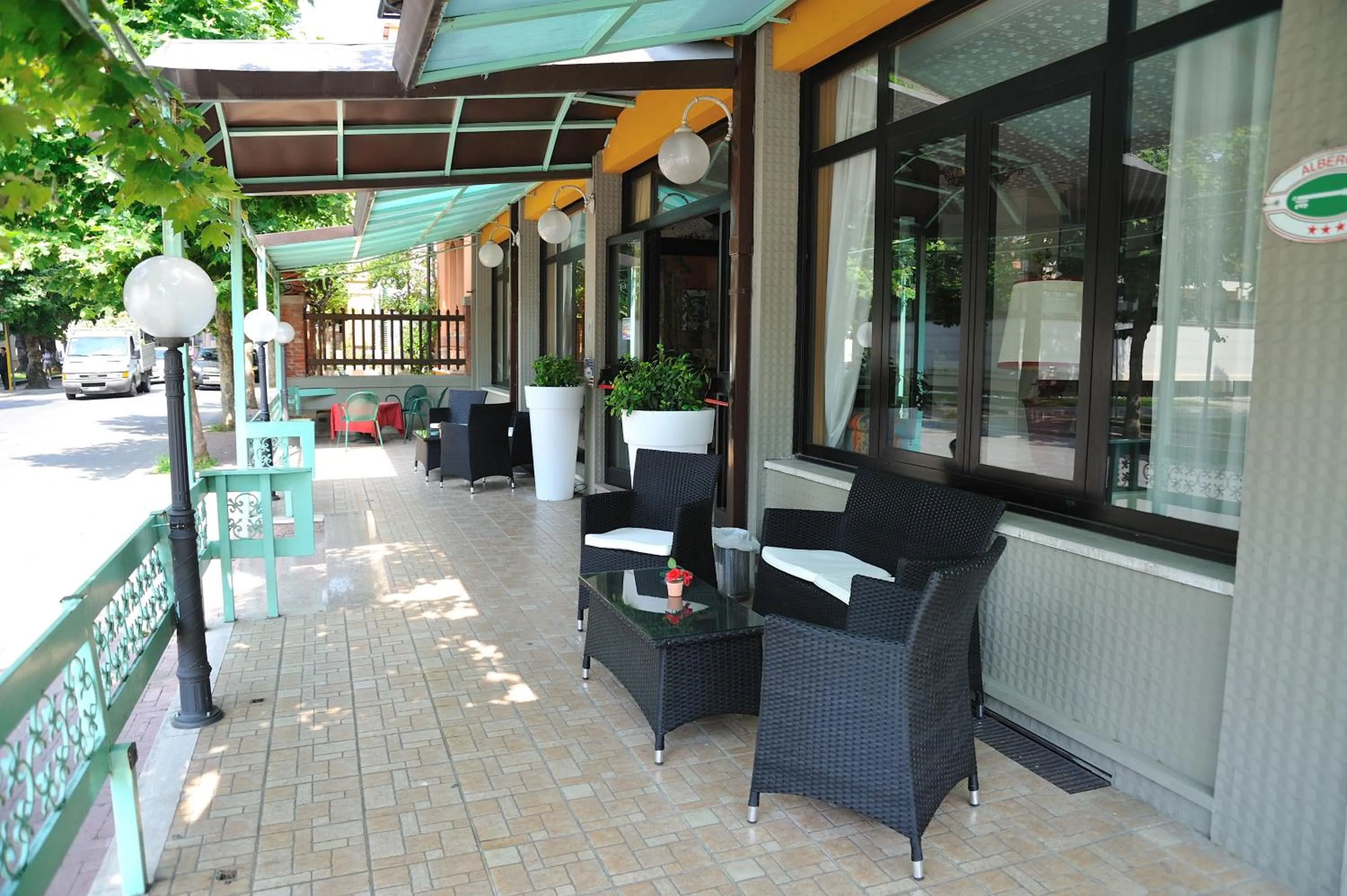 Facade/entrance in Hotel Salus