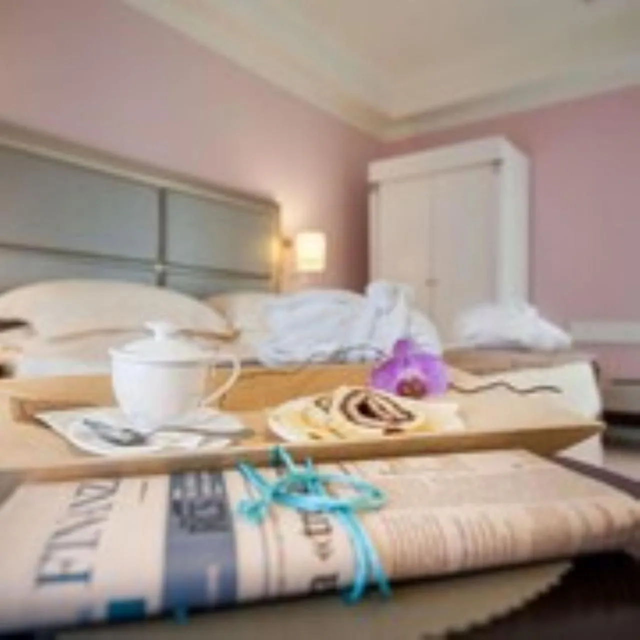 Bed in Best Western Premier Villa Fabiano Palace Hotel