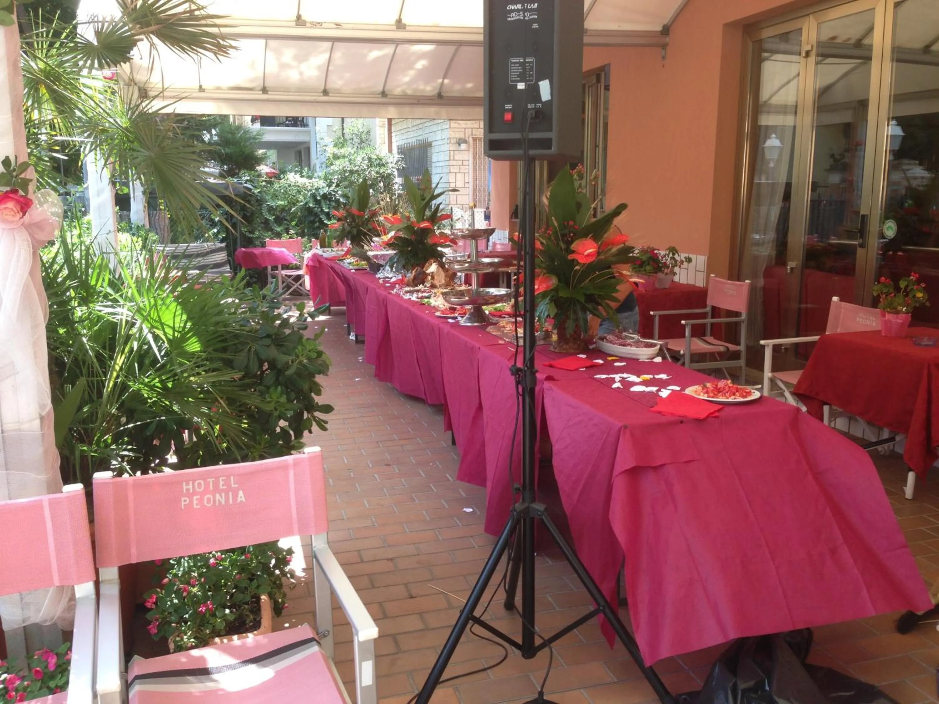 Restaurant/places to eat in Hotel Peonia