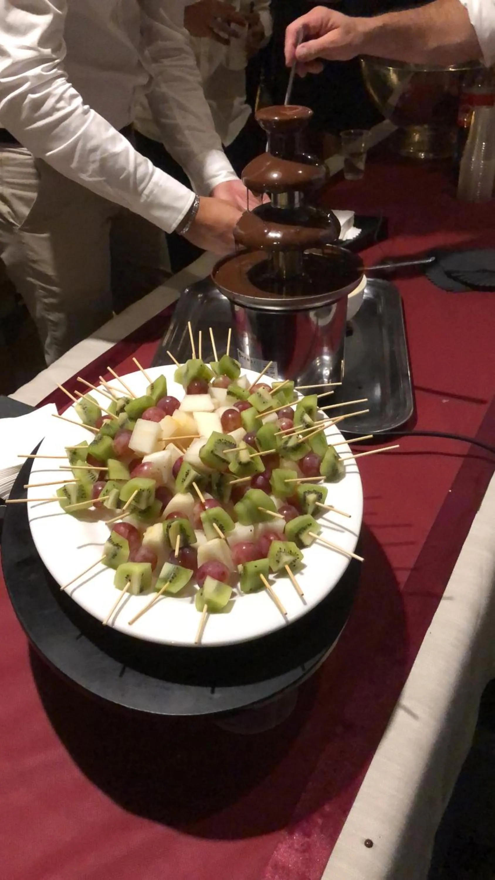 group of guests in Borgo Antico XIX sec.