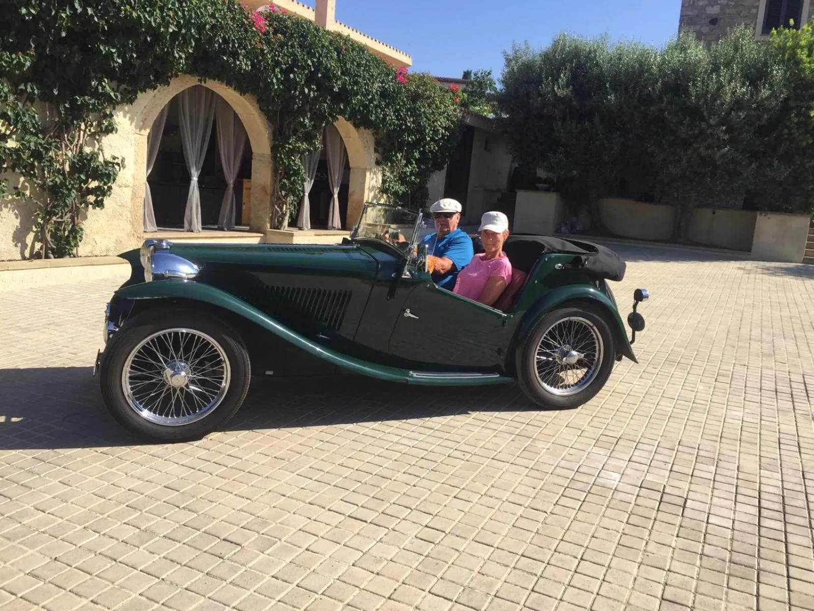 group of guests in Borgo Antico XIX sec.