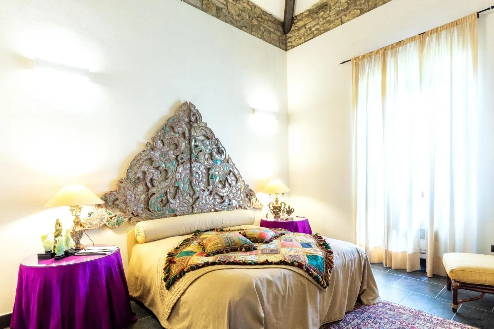 Seating area, Bed in Borgo Antico XIX sec.