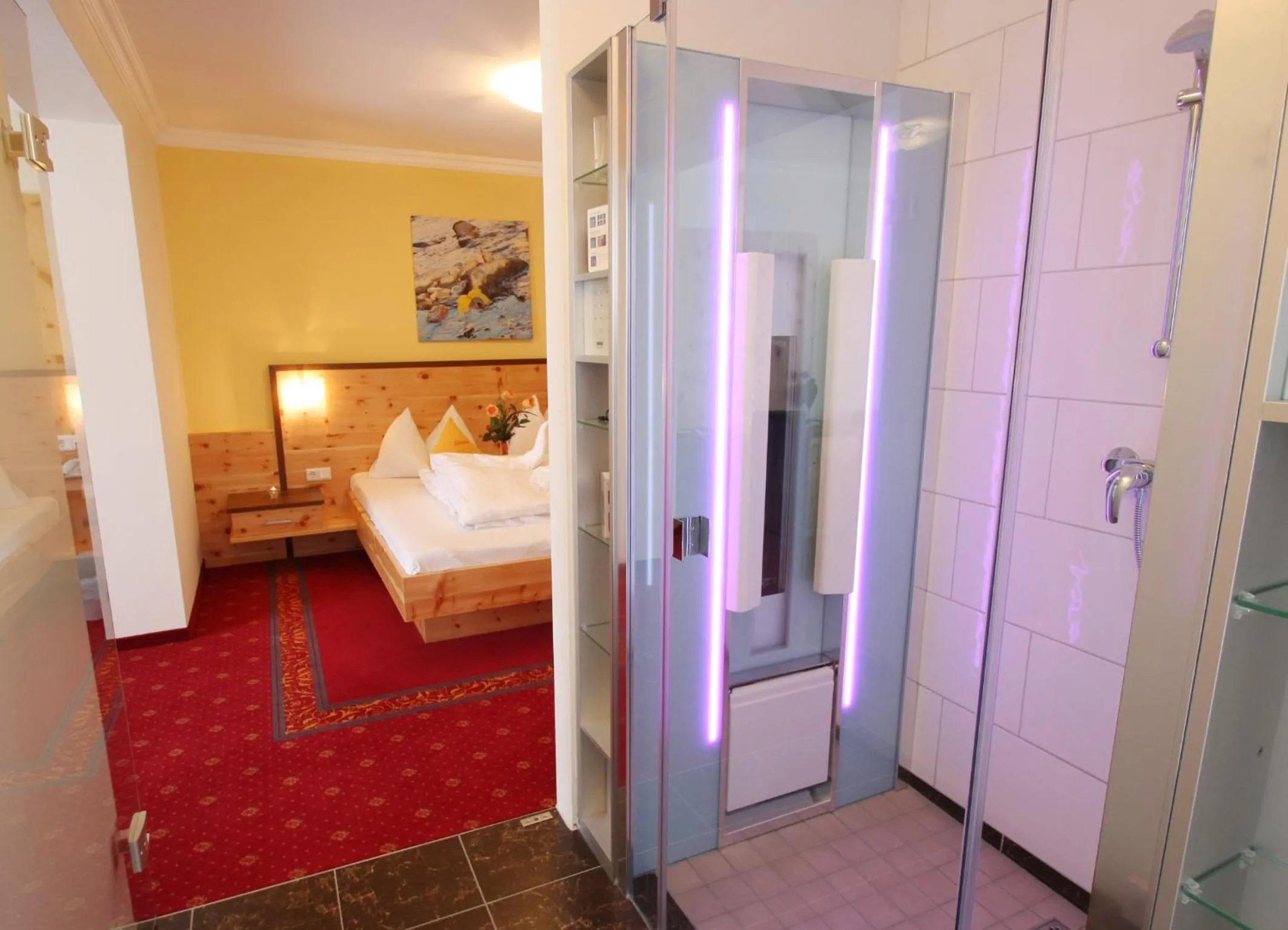 Bed in Hotel Erlebniswelt Stocker