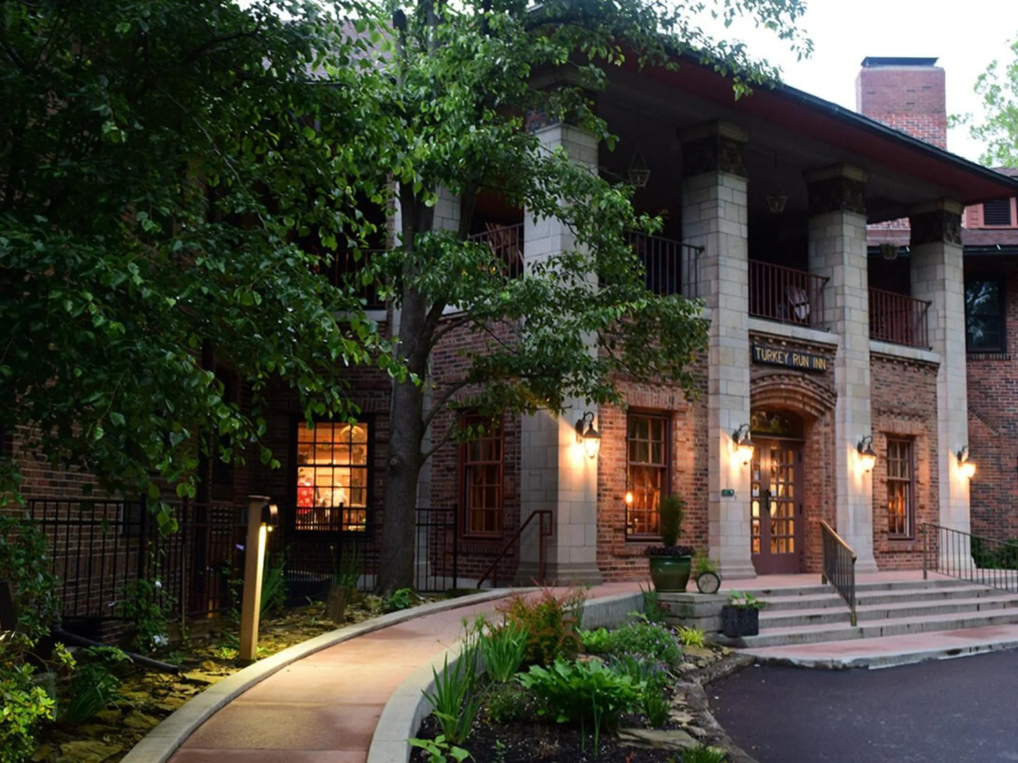 Property building in Turkey Run Inn & Cabins