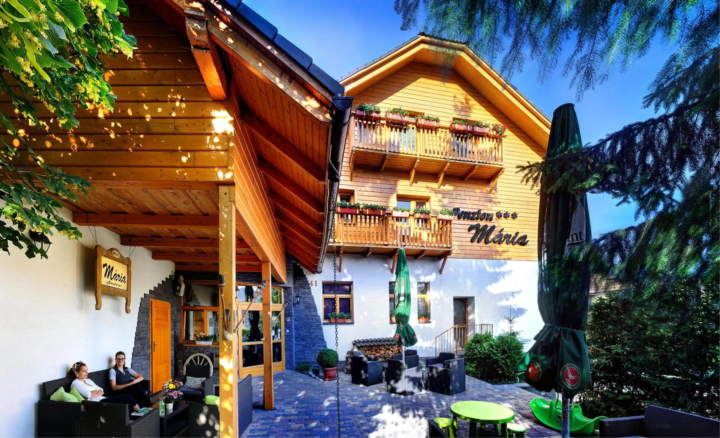 Garden in Penzion Maria