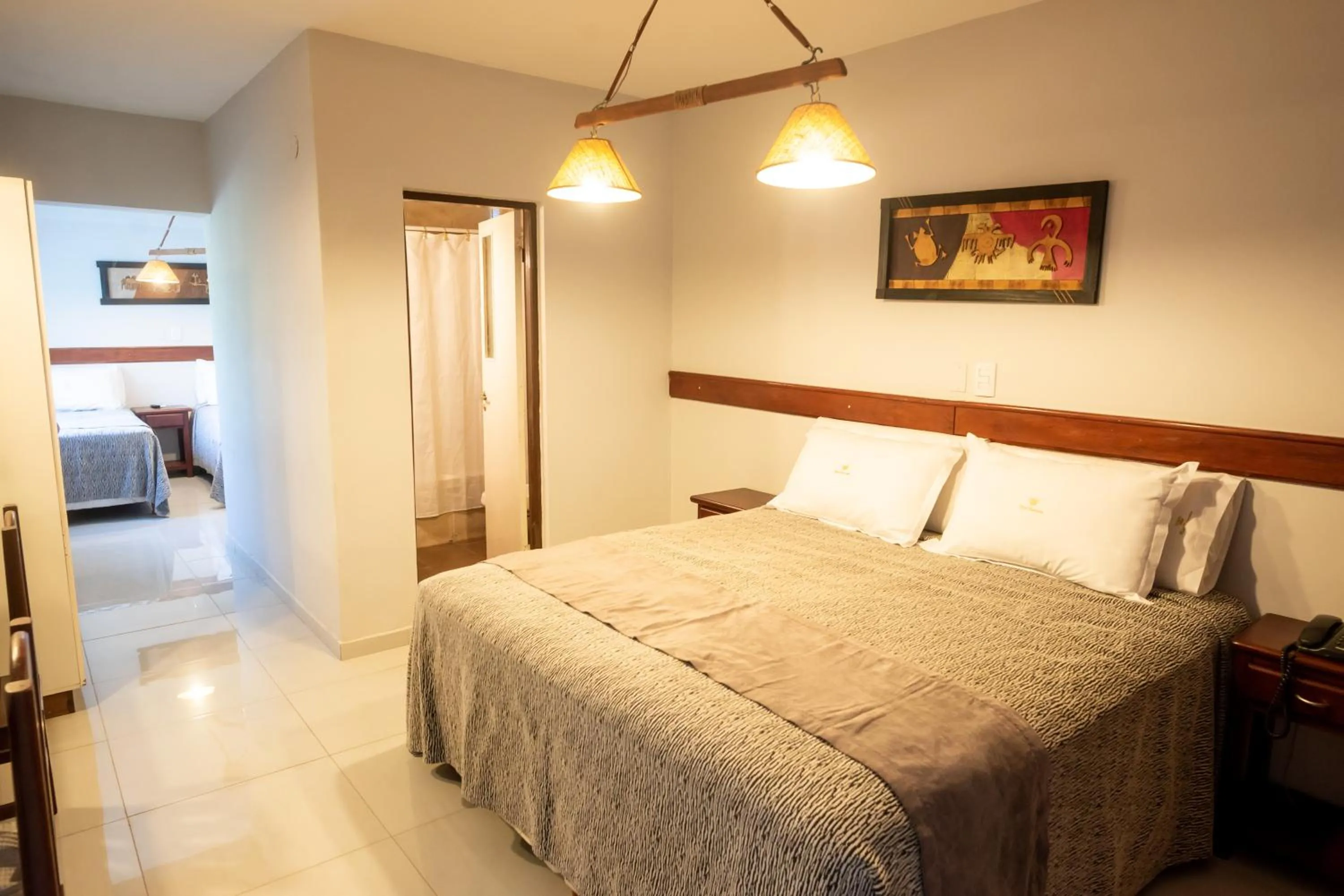 Bed in Hotel Termal Emperatriz Termas de Río Hondo