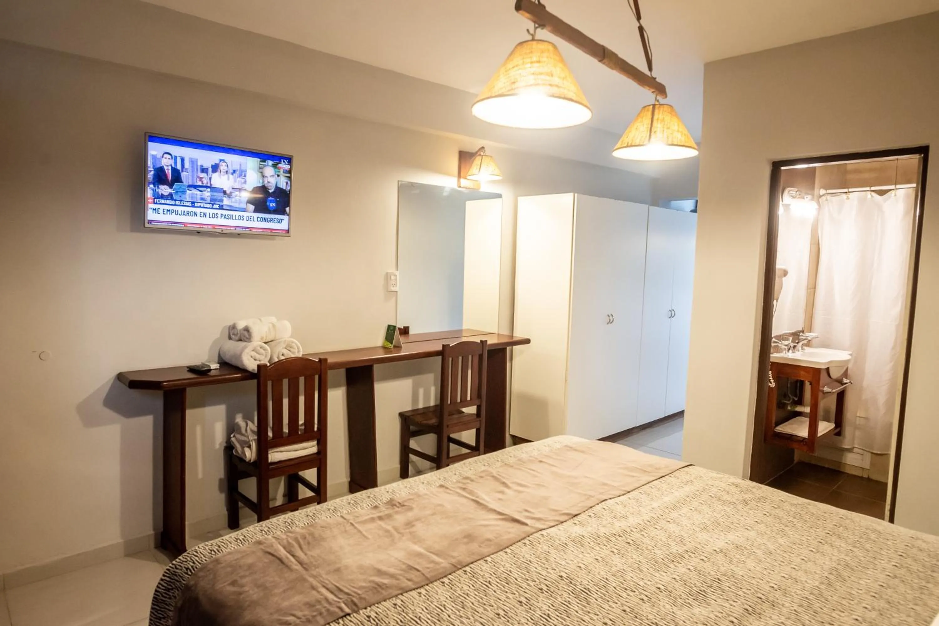 Bed in Hotel Termal Emperatriz Termas de Río Hondo