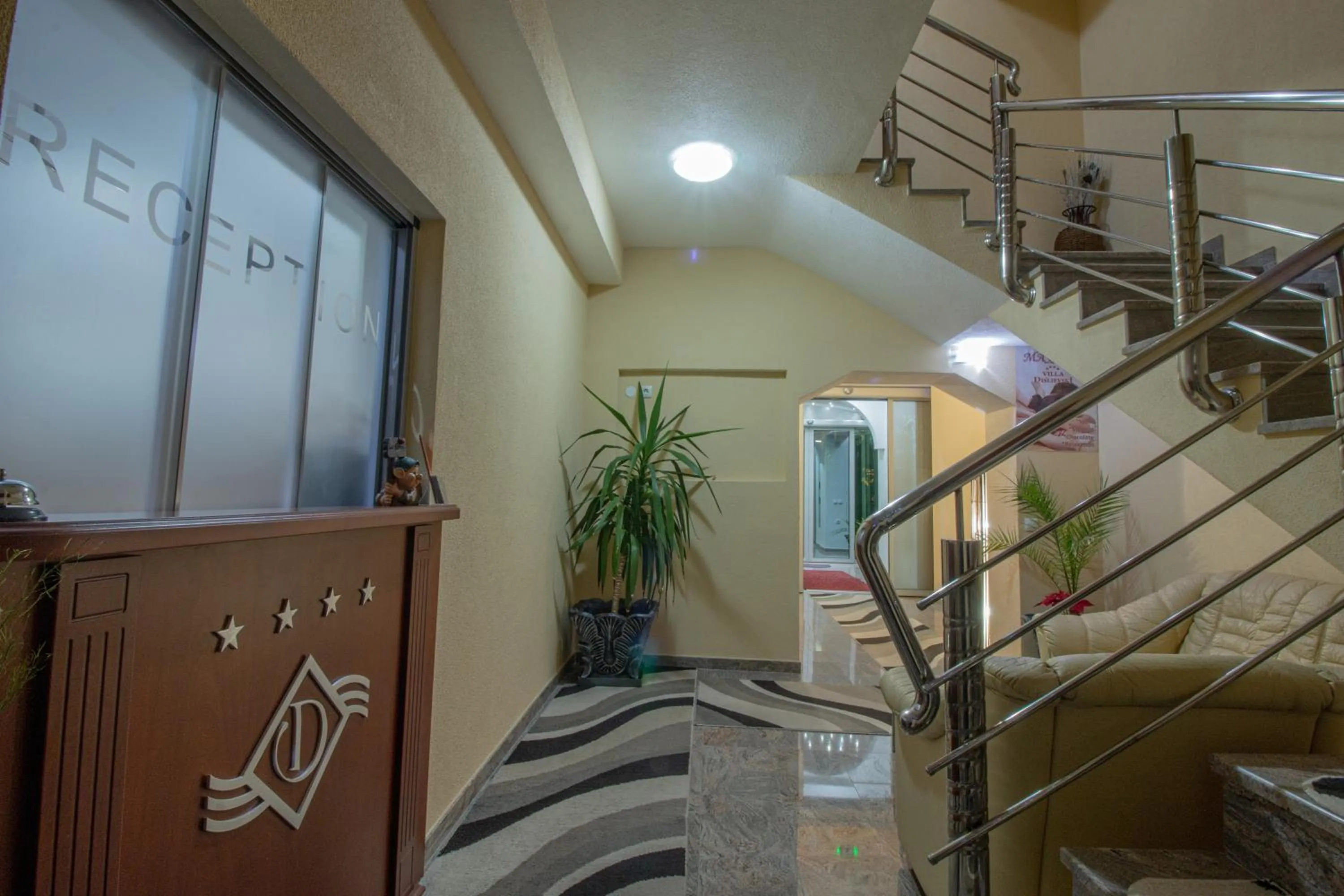 Lobby or reception in Villa Dislievski