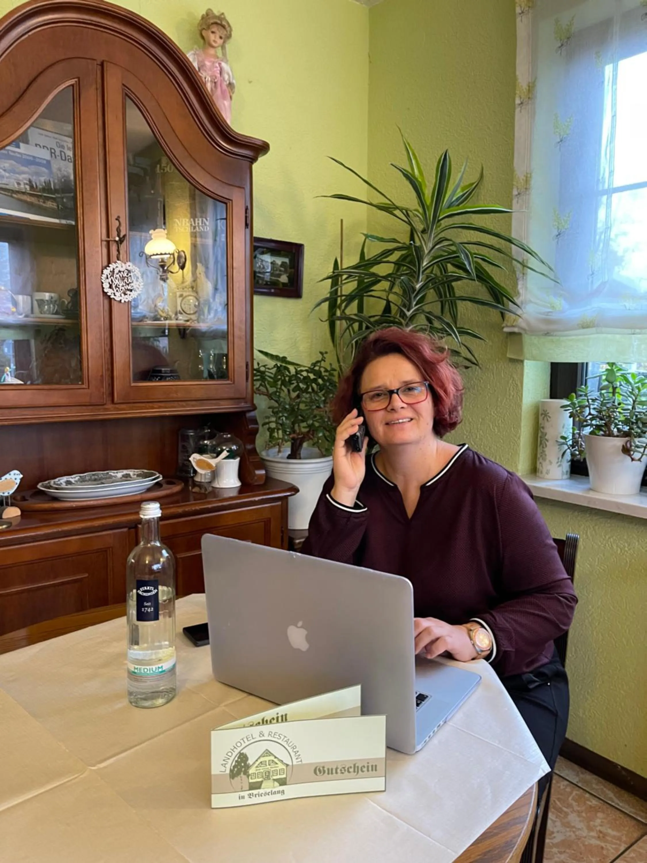 Lobby or reception in Landhotel "Zum ersten Siedler"
