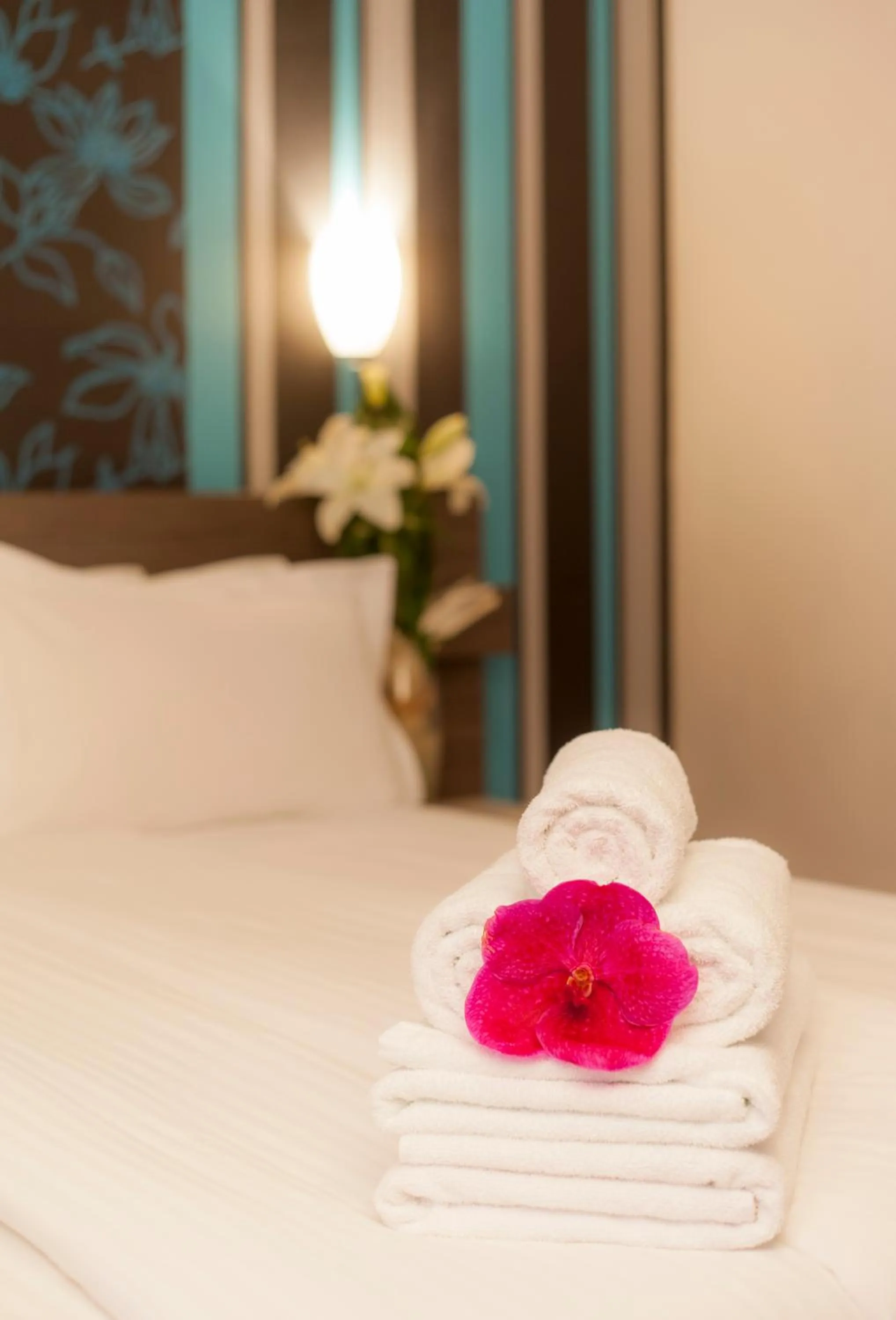 Bed in Veliki Garni Hotel