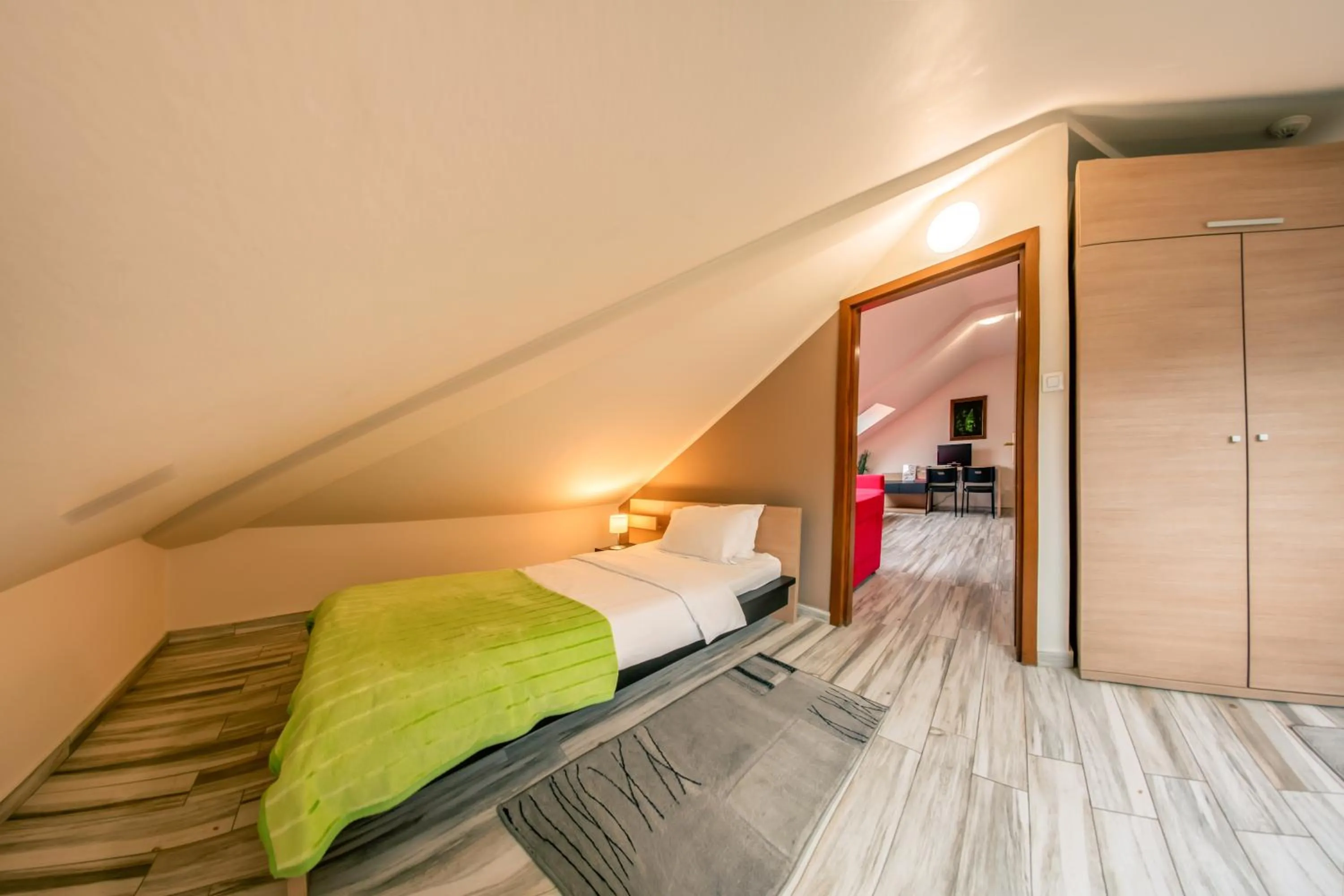 Bed in Veliki Garni Hotel