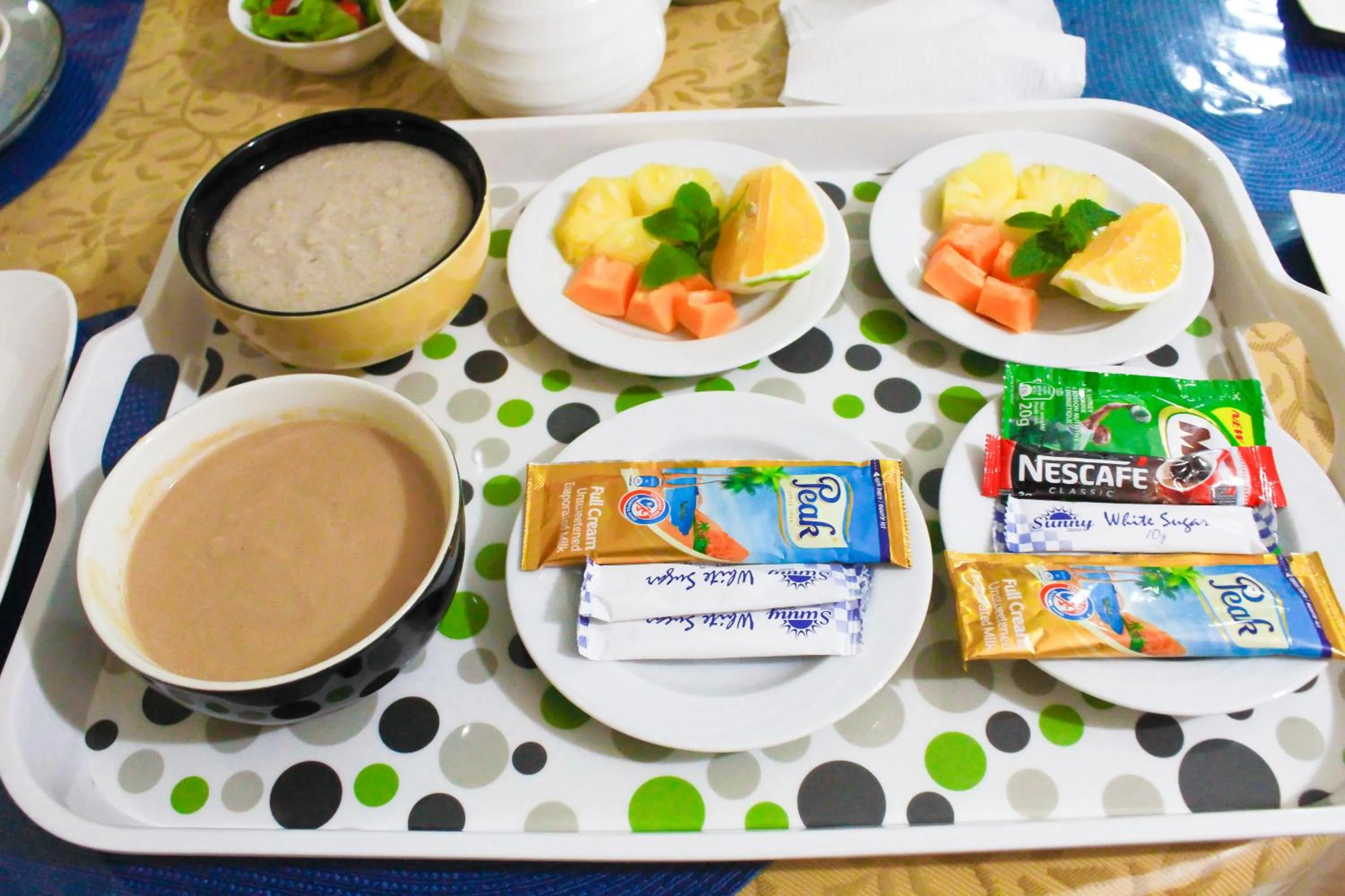 Breakfast in Exotic Palace Hotel