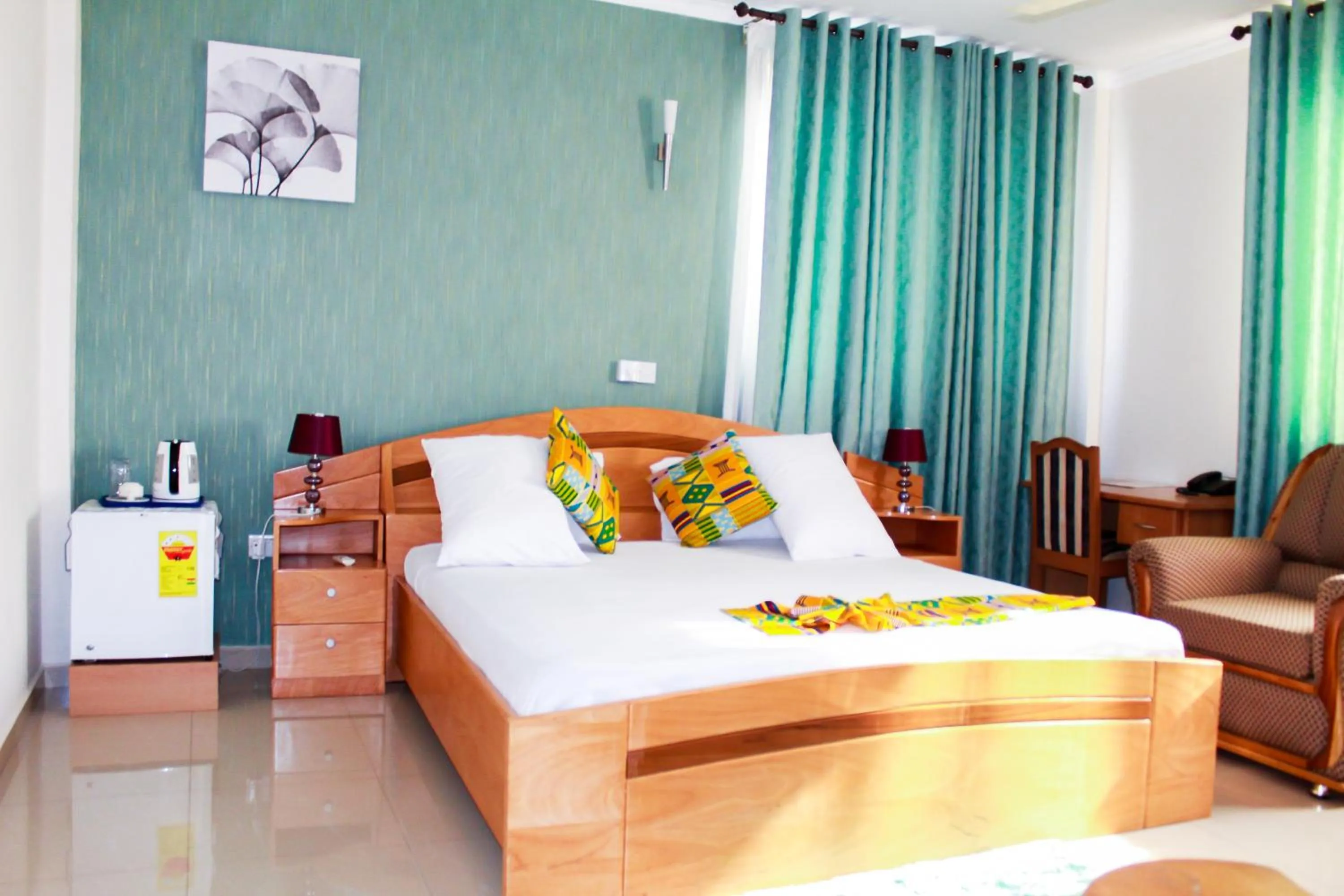 Bed in Exotic Palace Hotel