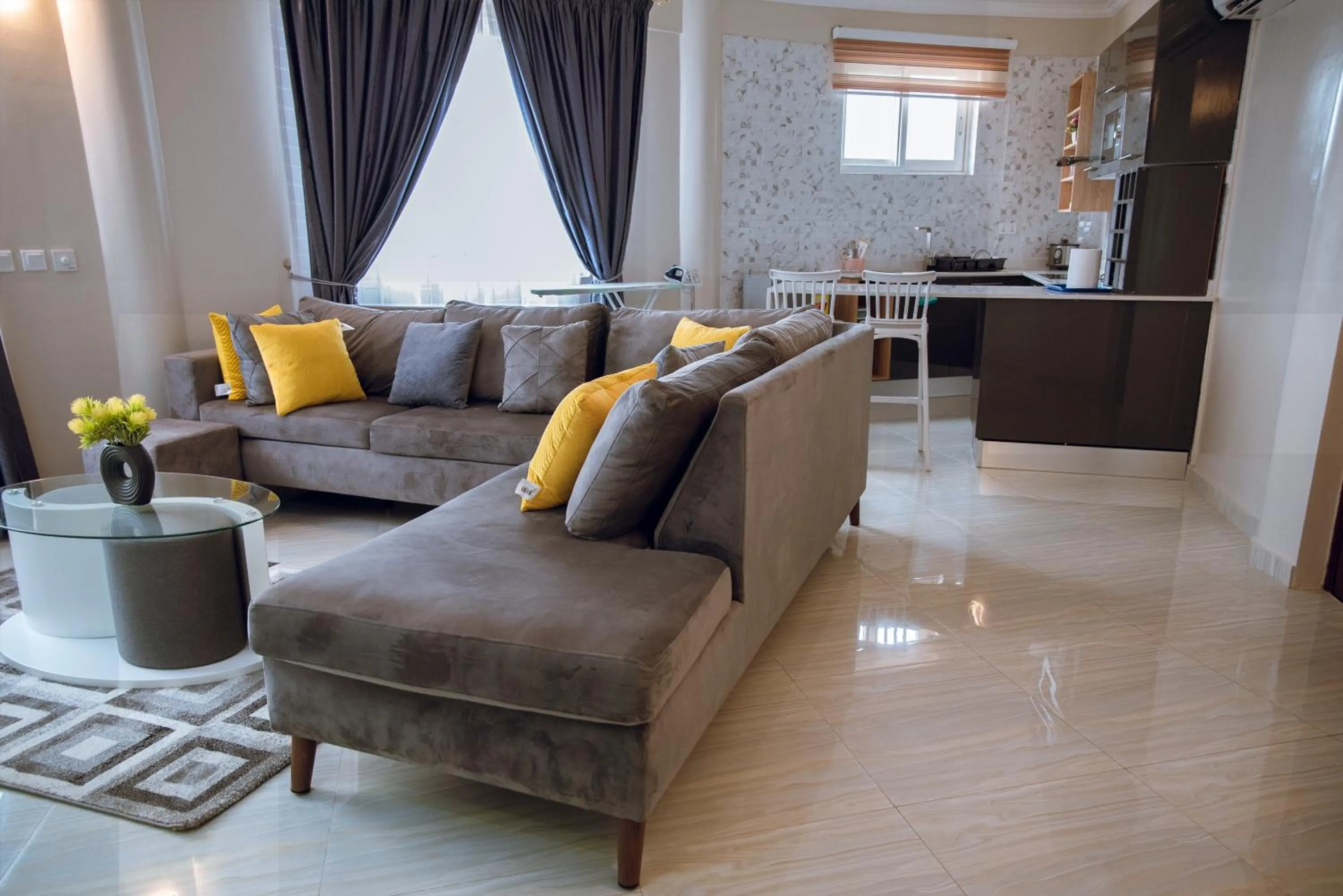 Kitchen or kitchenette in Exotic Palace Hotel