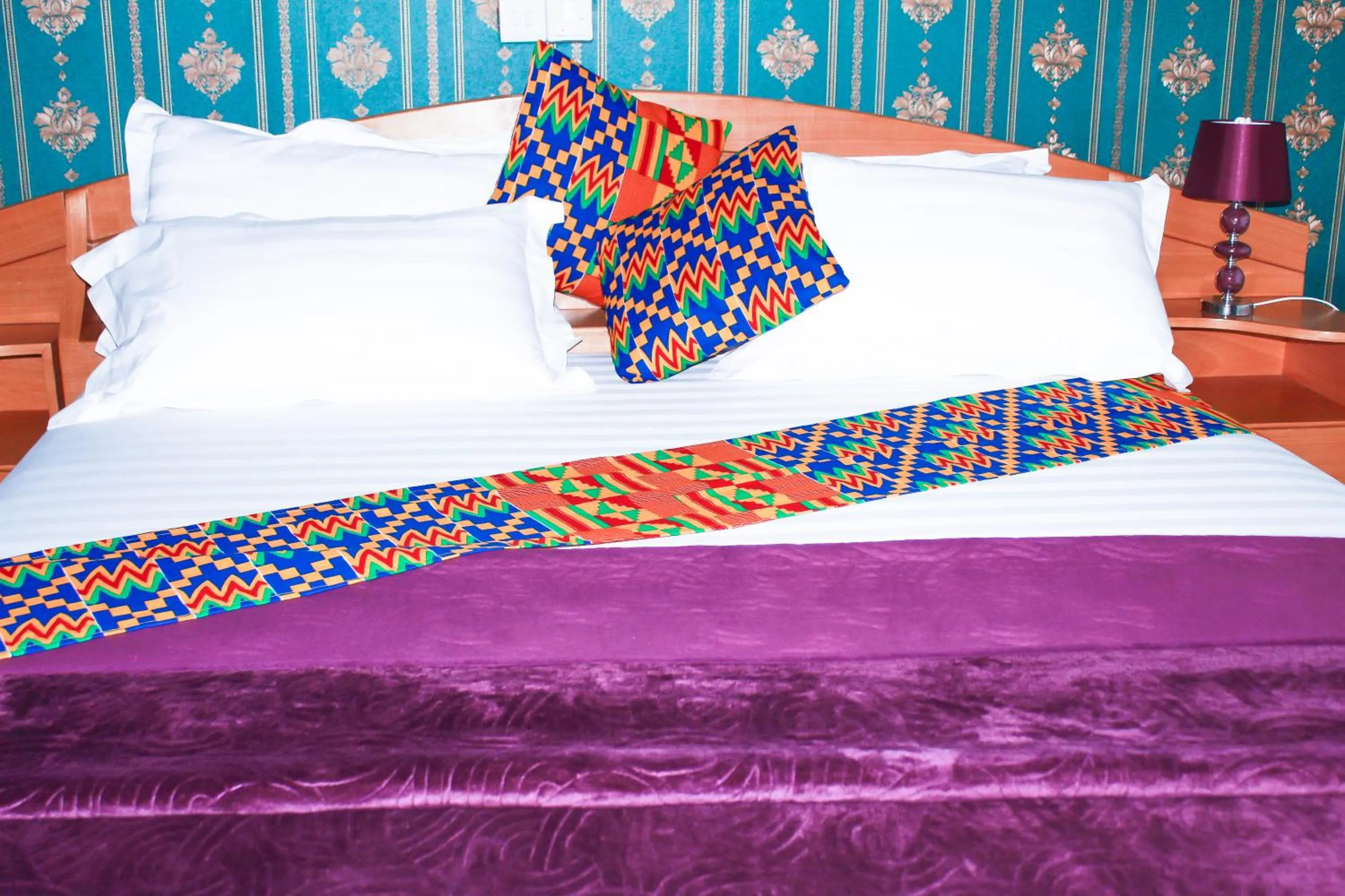 Bed in Exotic Palace Hotel
