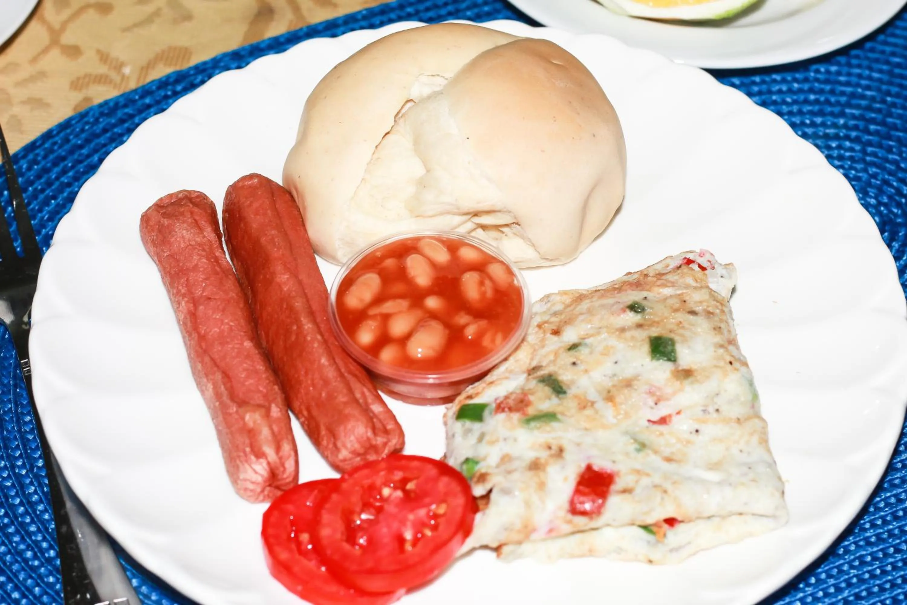 Breakfast in Exotic Palace Hotel