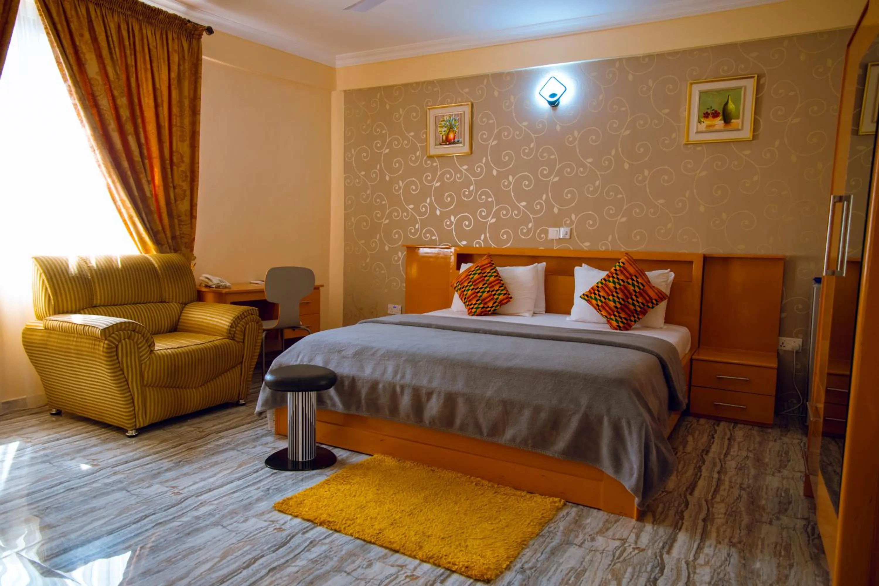 Bedroom, Bed in Exotic Palace Hotel