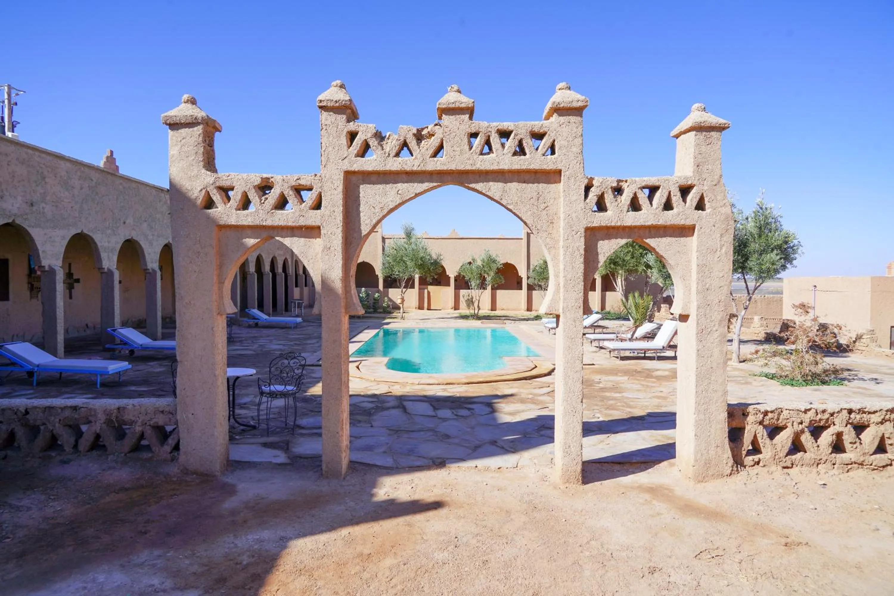 Patio in Kasbah Erg Chebbi