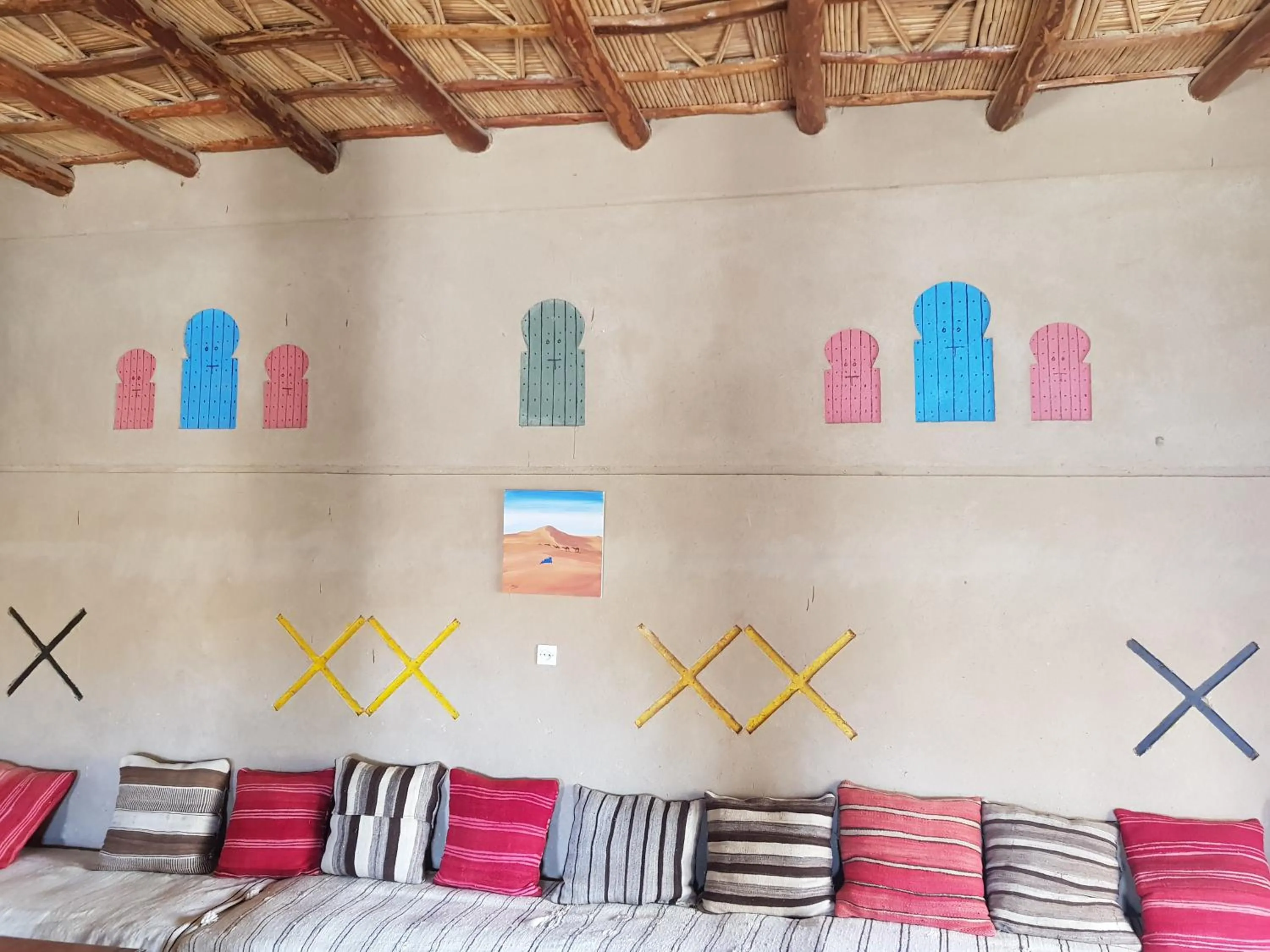 Living room in Kasbah Erg Chebbi