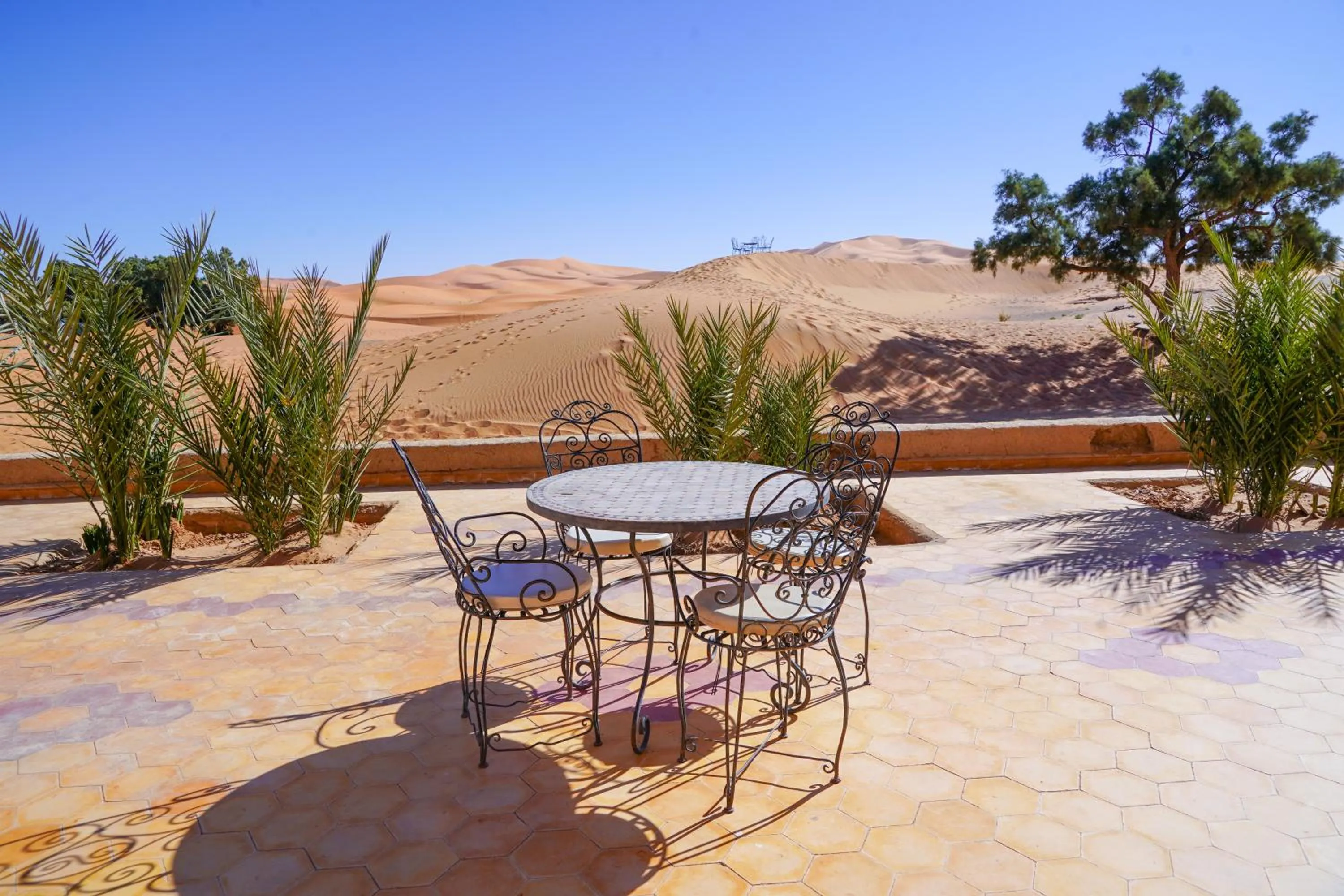Patio in Kasbah Erg Chebbi