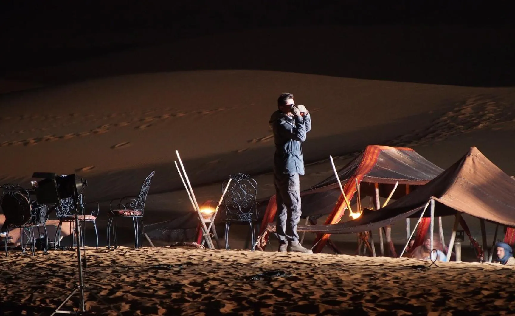 Night in Kasbah Erg Chebbi