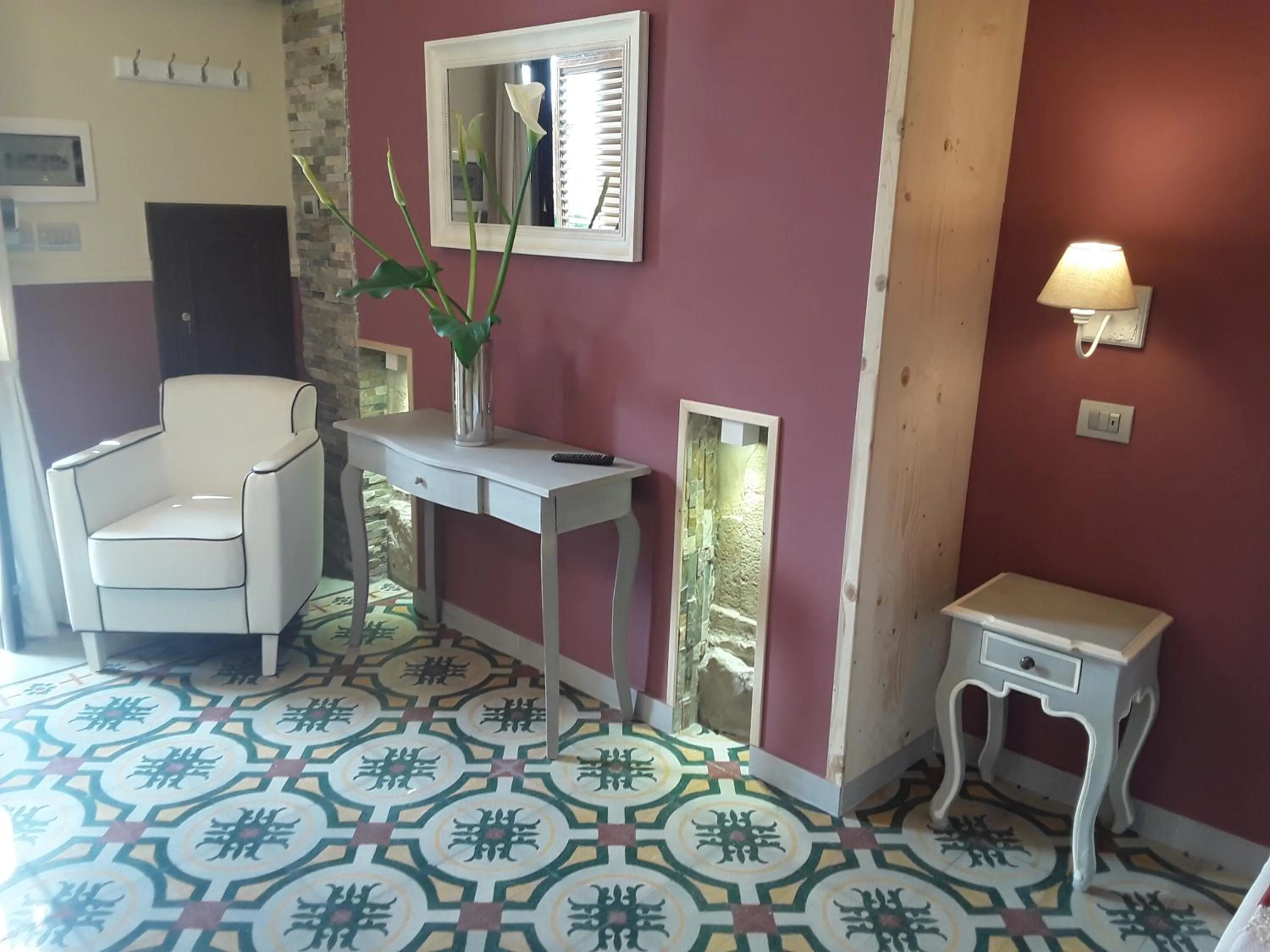 Decorative detail in Al Castello B&B