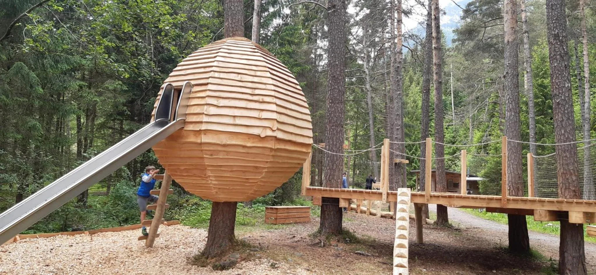 Children play ground in Hotel Alpin